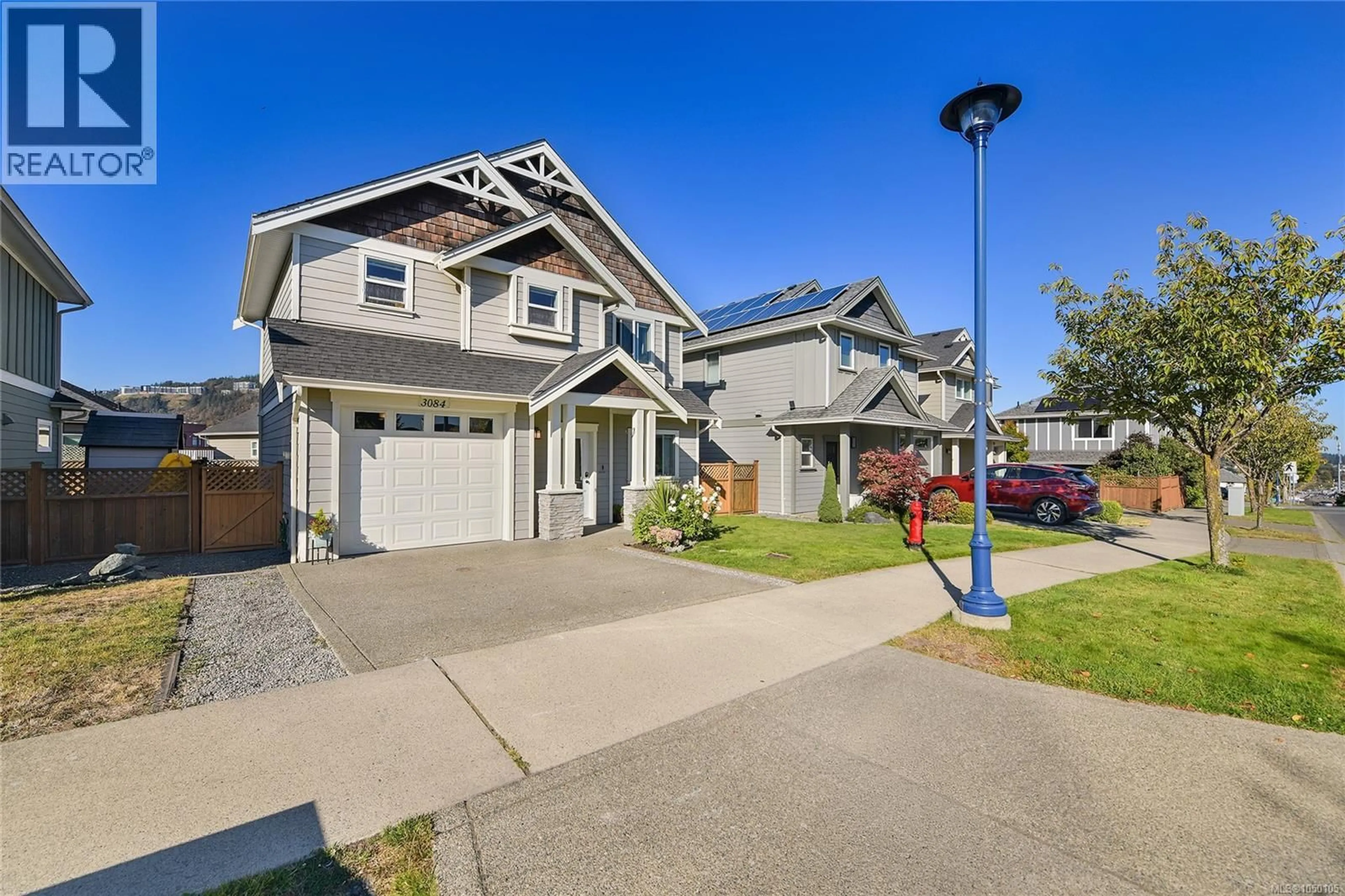 Home with vinyl exterior material, street for 3084 LANGFORD LAKE ROAD, Langford British Columbia V9B0L9