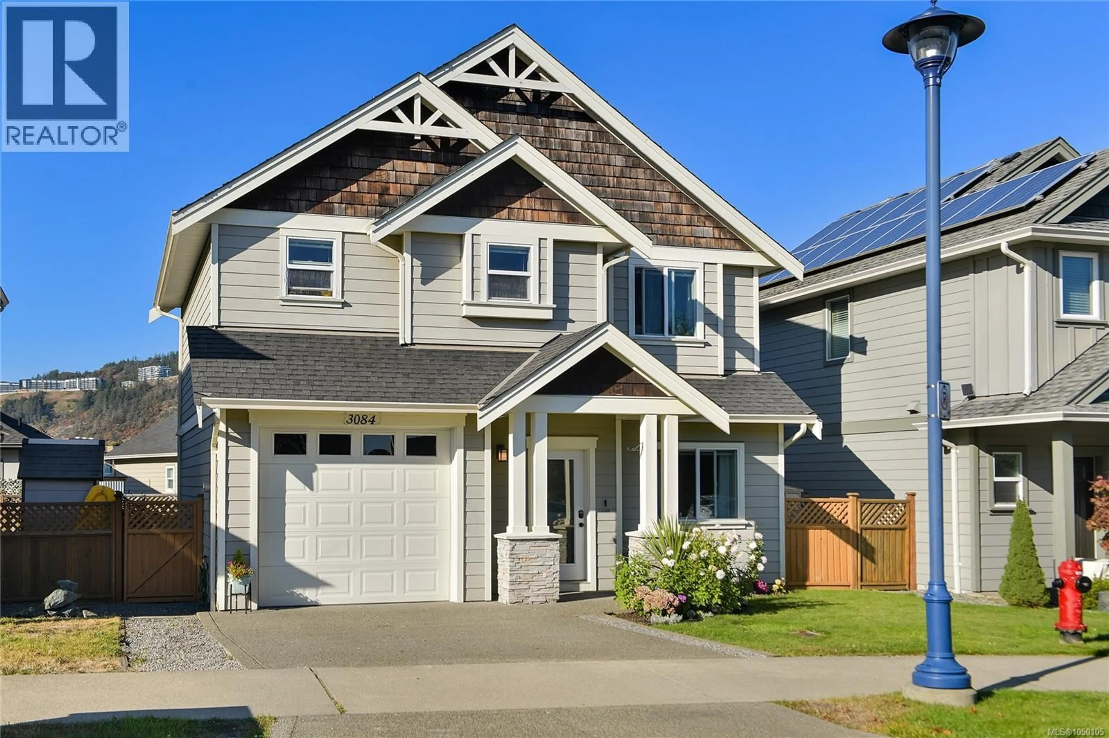 Home with vinyl exterior material, street for 3084 LANGFORD LAKE ROAD, Langford British Columbia V9B0L9
