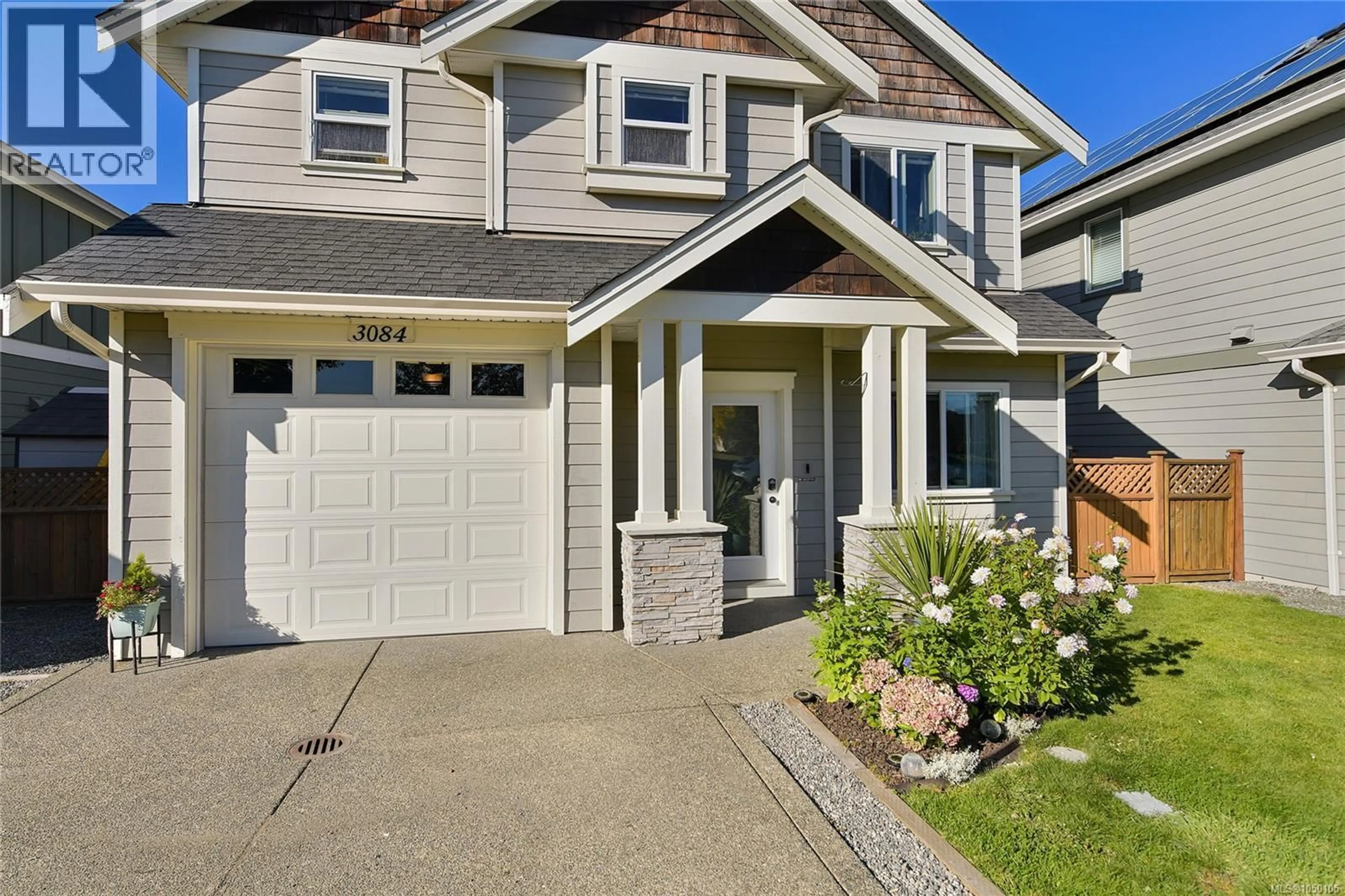 Home with vinyl exterior material, street for 3084 LANGFORD LAKE ROAD, Langford British Columbia V9B0L9