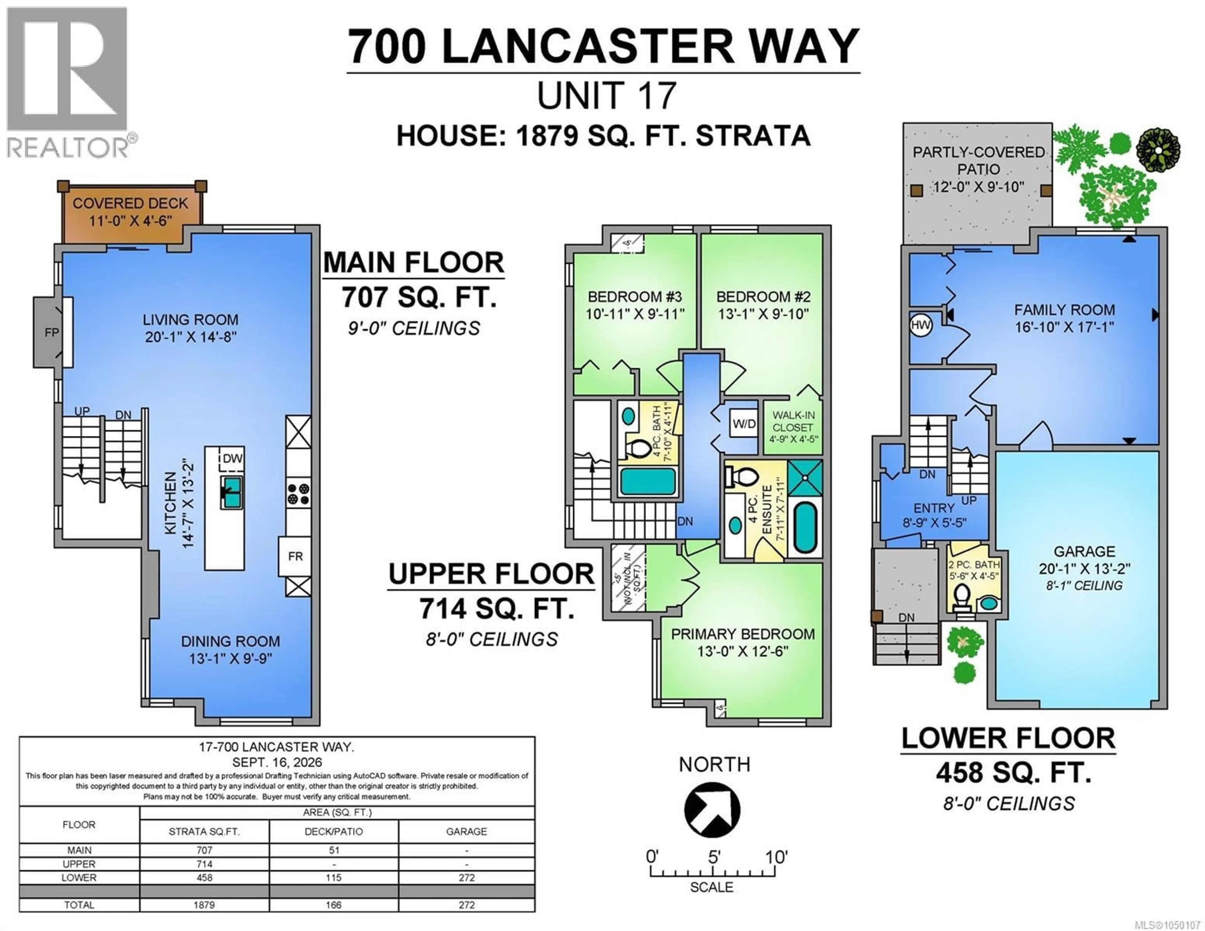 Floor plan for 17 - 700 LANCASTER WAY, Comox British Columbia V9M0B6