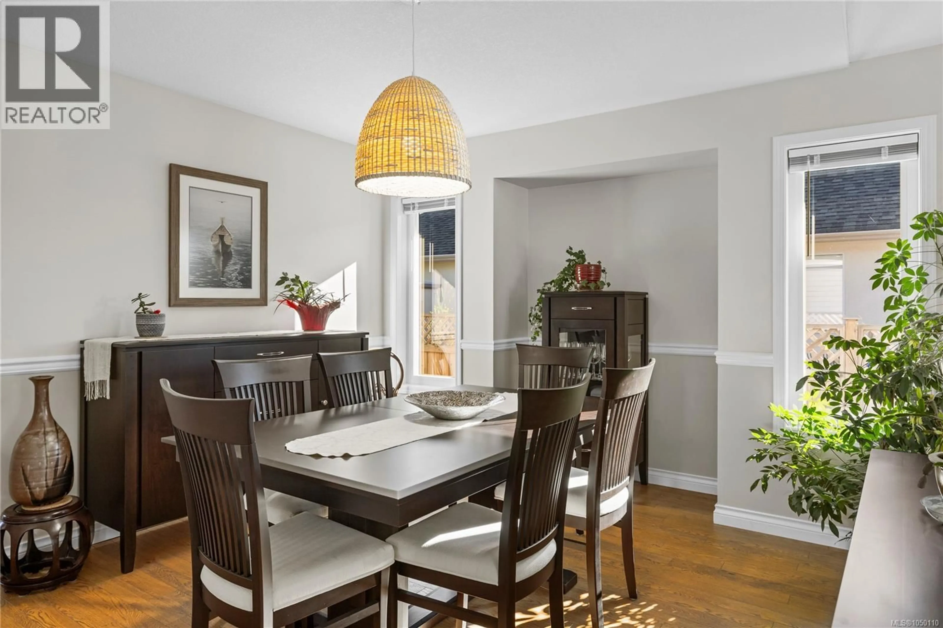 Dining room, wood/laminate floor for 1133 WELLINGTON DRIVE, Qualicum Beach British Columbia V9K2H6