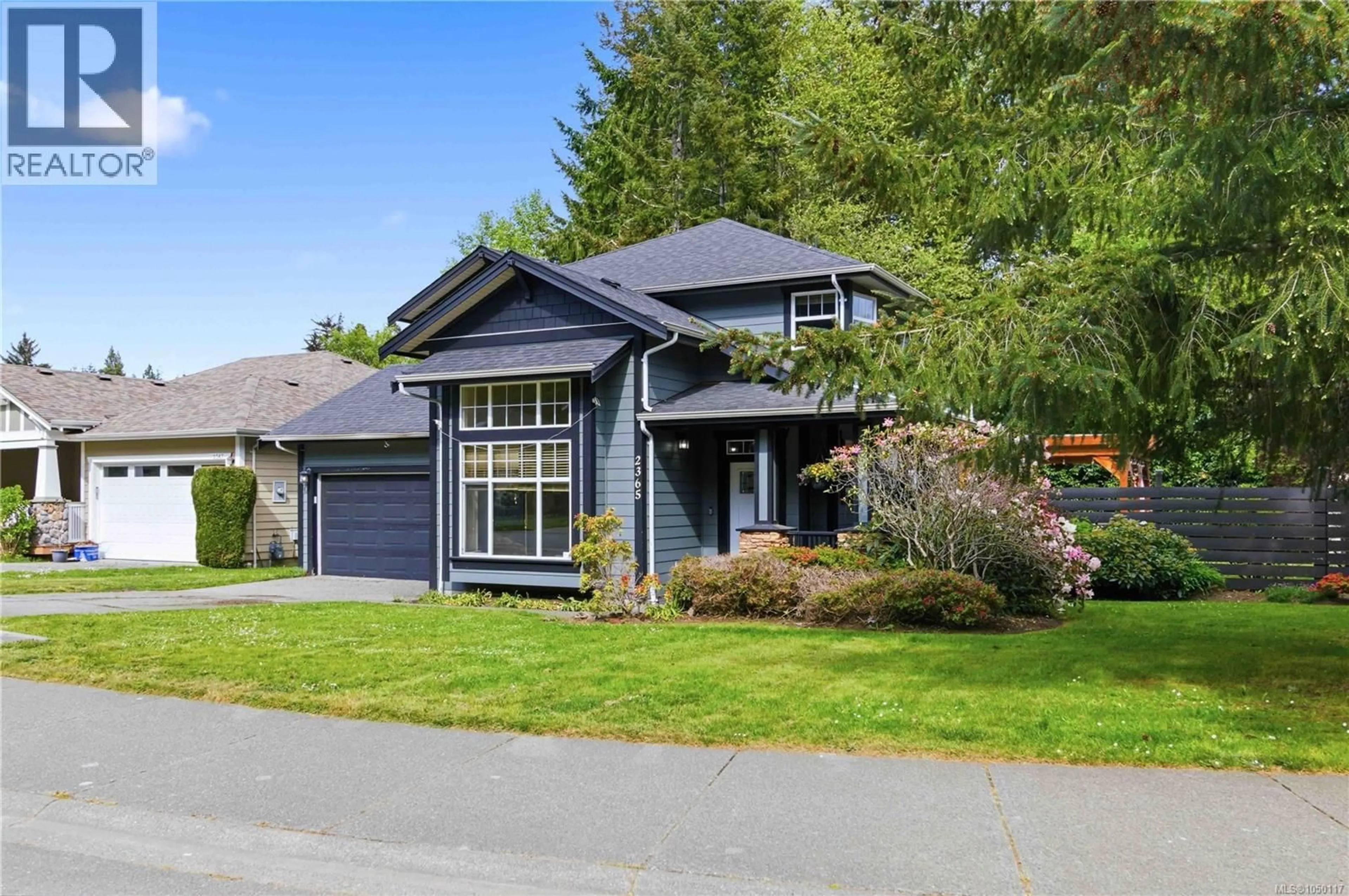 Home with vinyl exterior material, street for 2365 DEMAMIEL DRIVE, Sooke British Columbia V9Z0Y4