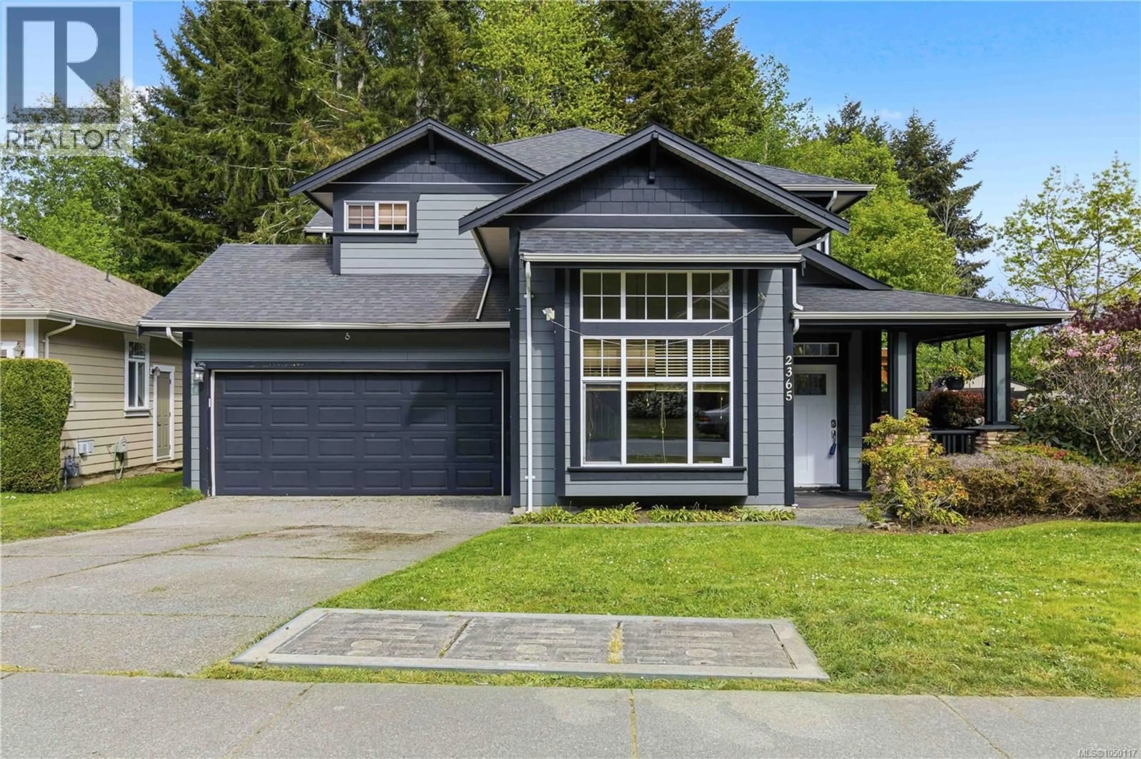 Home with vinyl exterior material, street for 2365 DEMAMIEL DRIVE, Sooke British Columbia V9Z0Y4