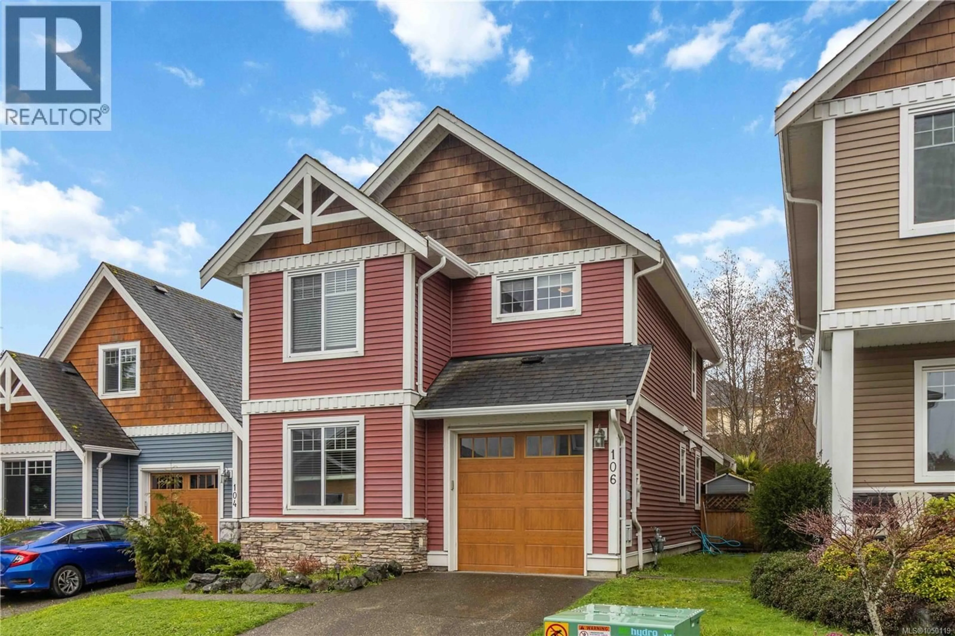 Home with vinyl exterior material, street for 106 - 2260 MAPLE AVENUE NORTH, Sooke British Columbia V9Z1L2