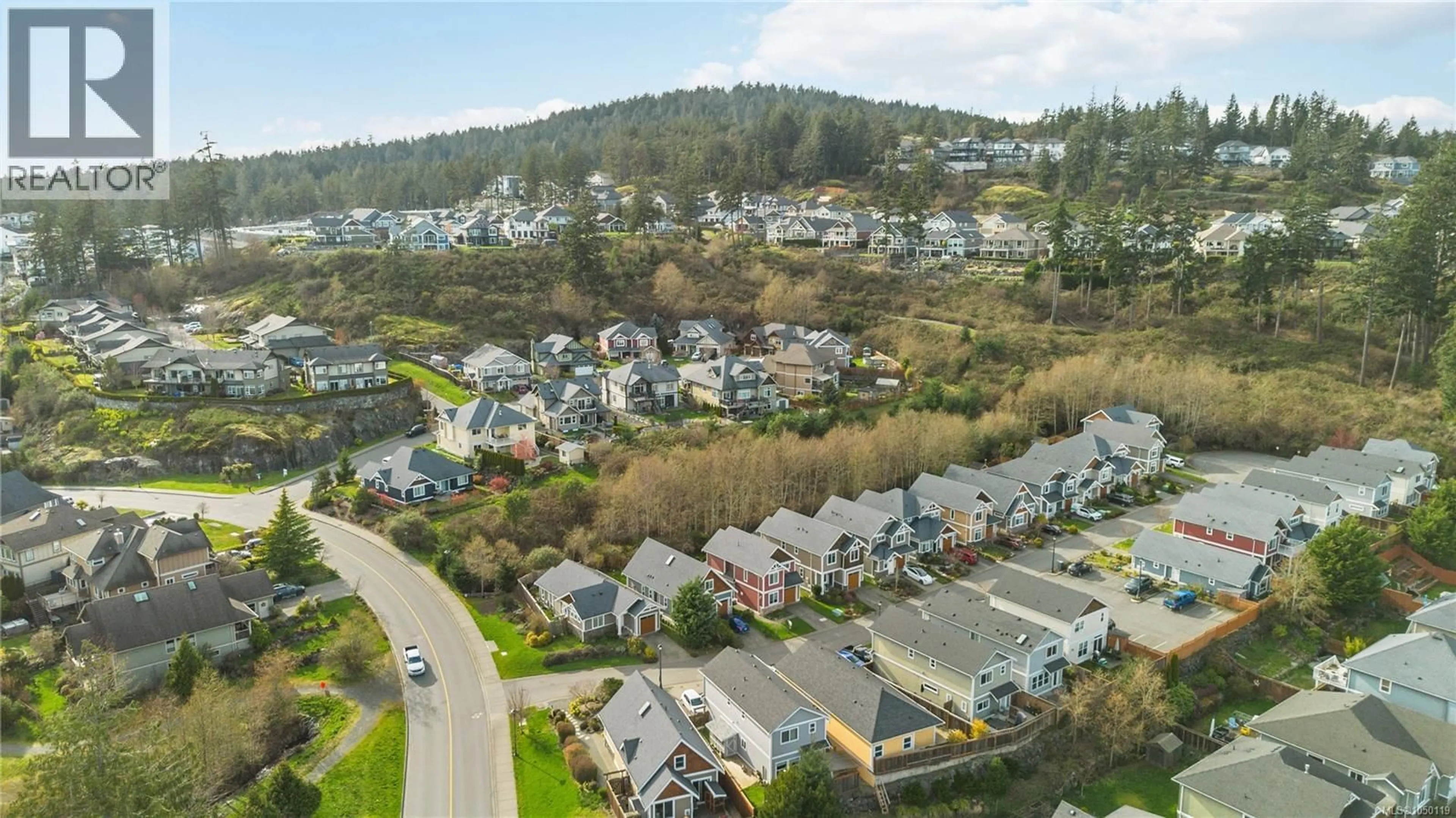 A pic from outside/outdoor area/front of a property/back of a property/a pic from drone, mountain view for 106 - 2260 MAPLE AVENUE NORTH, Sooke British Columbia V9Z1L2