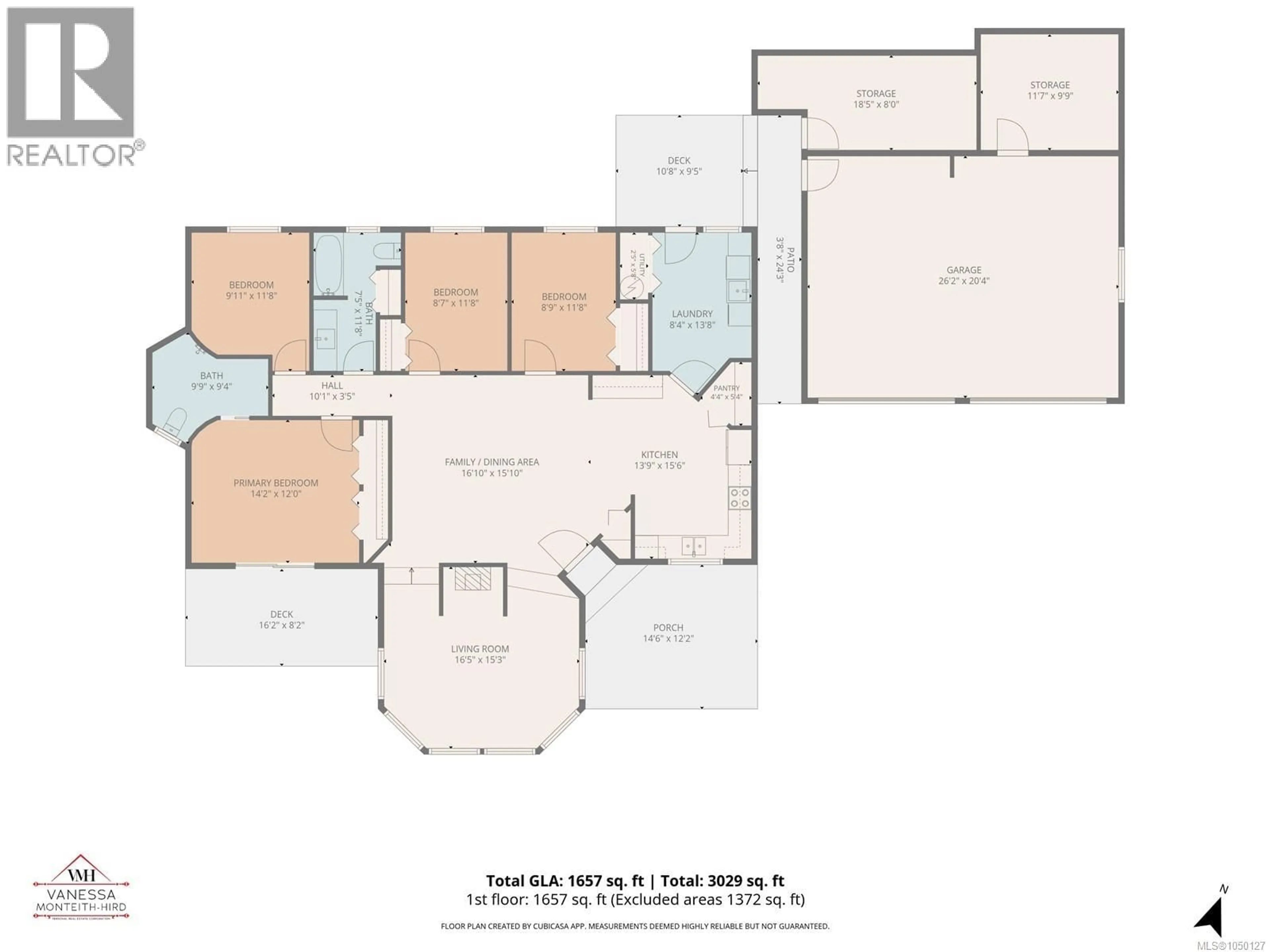 Floor plan for 9498 DOYLE ROAD, Black Creek British Columbia V9J1E7