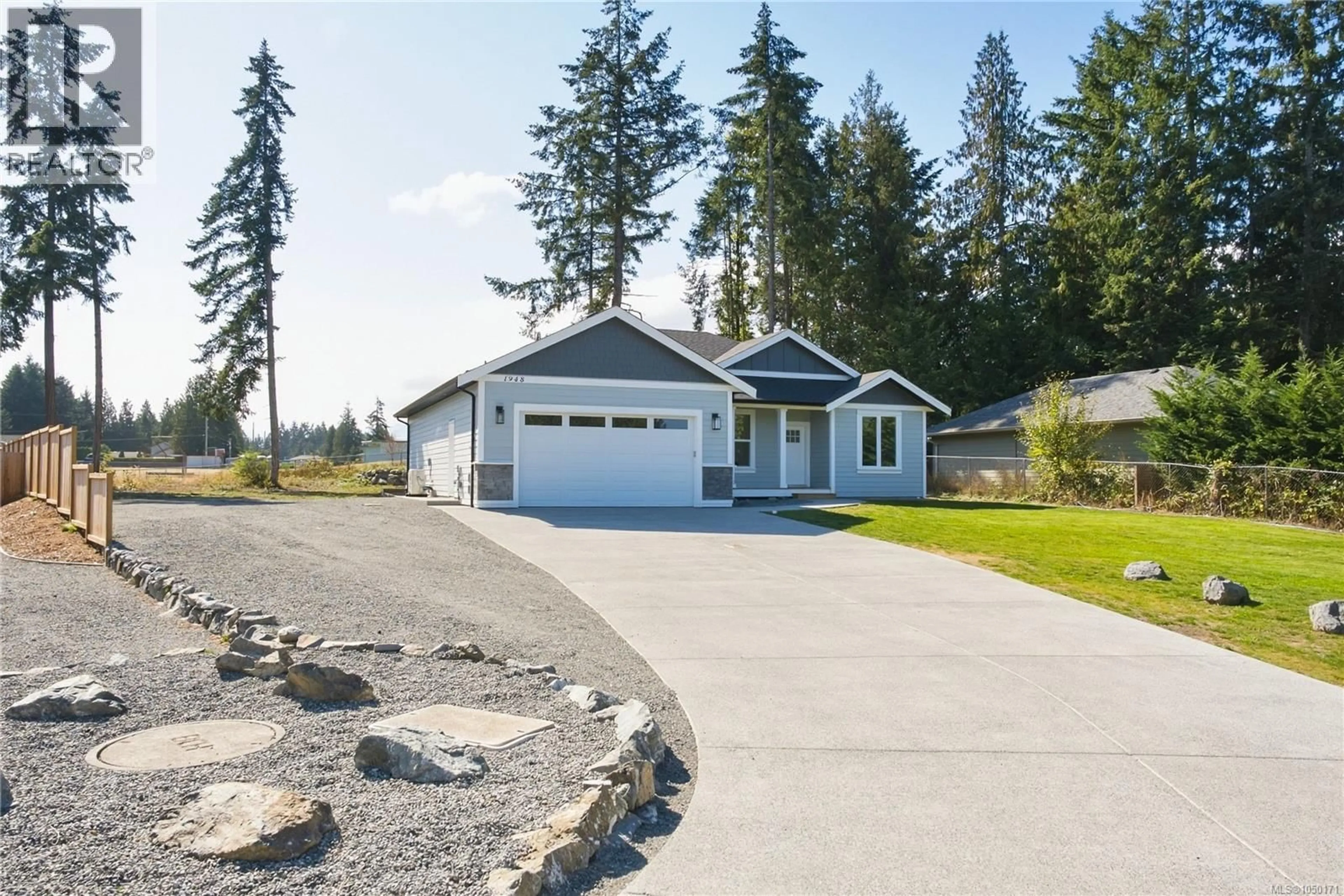 Home with vinyl exterior material, street for 1948 WOOBANK ROAD, Nanaimo British Columbia V9X1H4