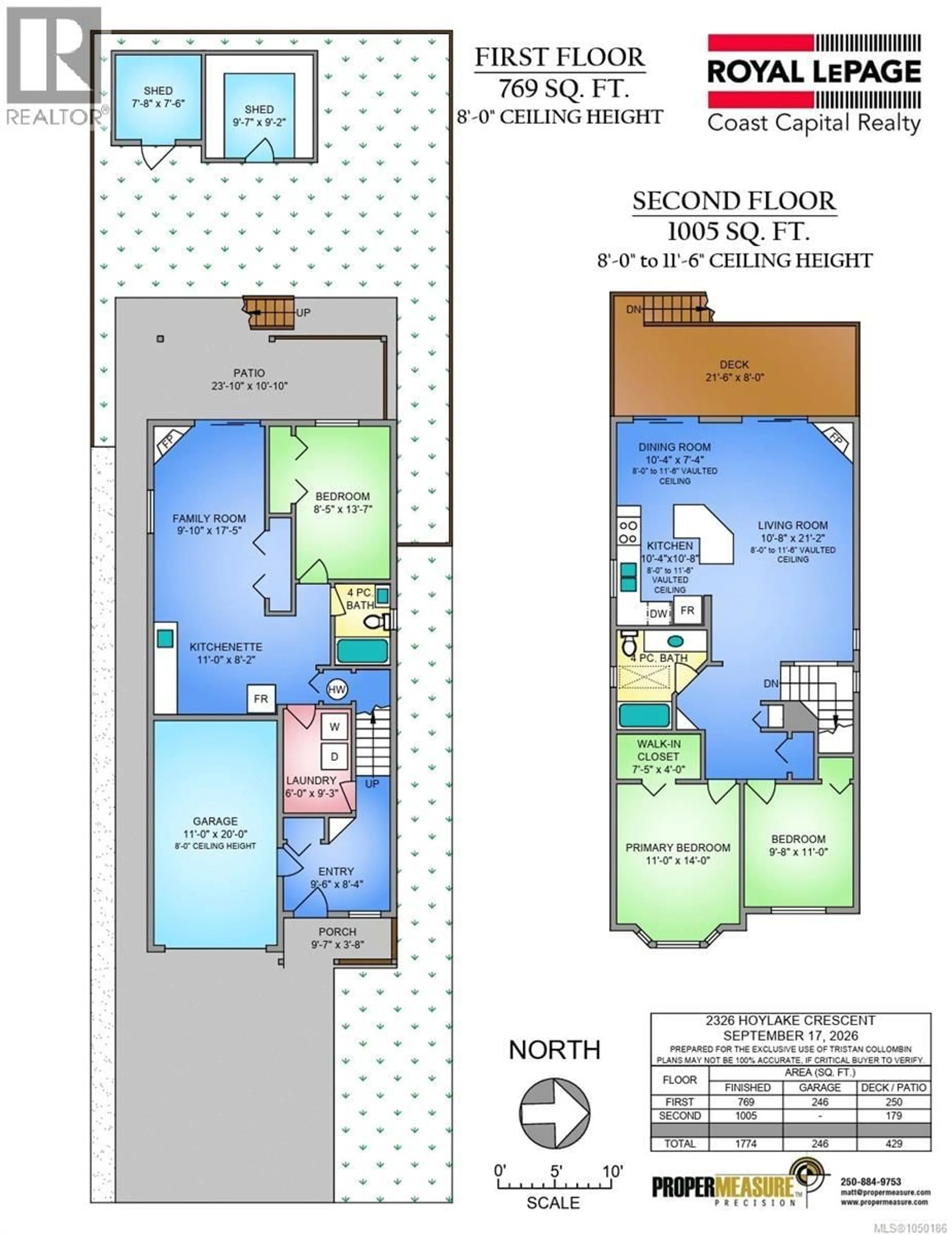 Floor plan for 2326 HOYLAKE CRESCENT, Langford British Columbia V9B6K5