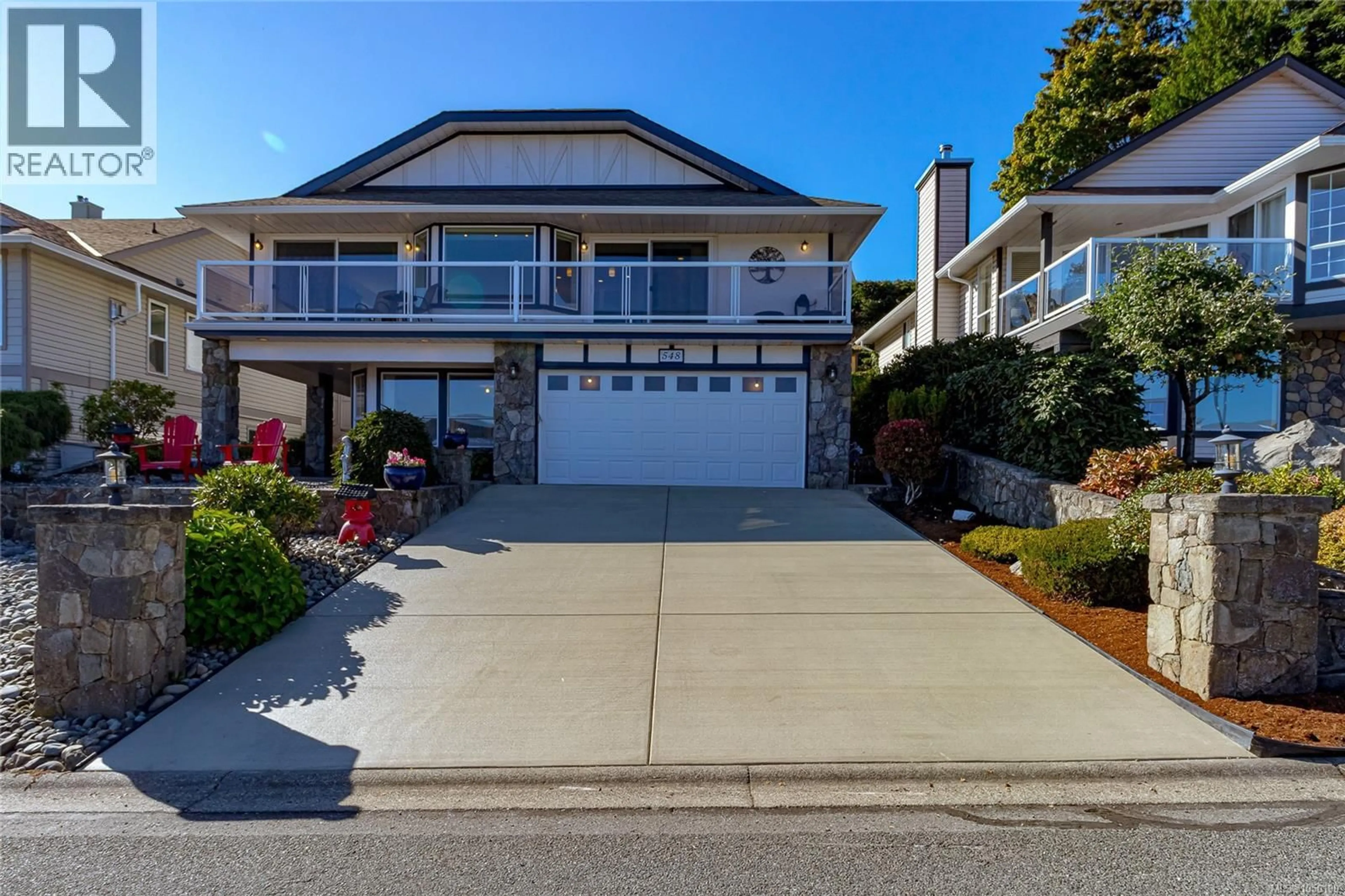 Home with vinyl exterior material, water/lake/river/ocean view for 548 MARINE VIEW, Cobble Hill British Columbia V8H0K8
