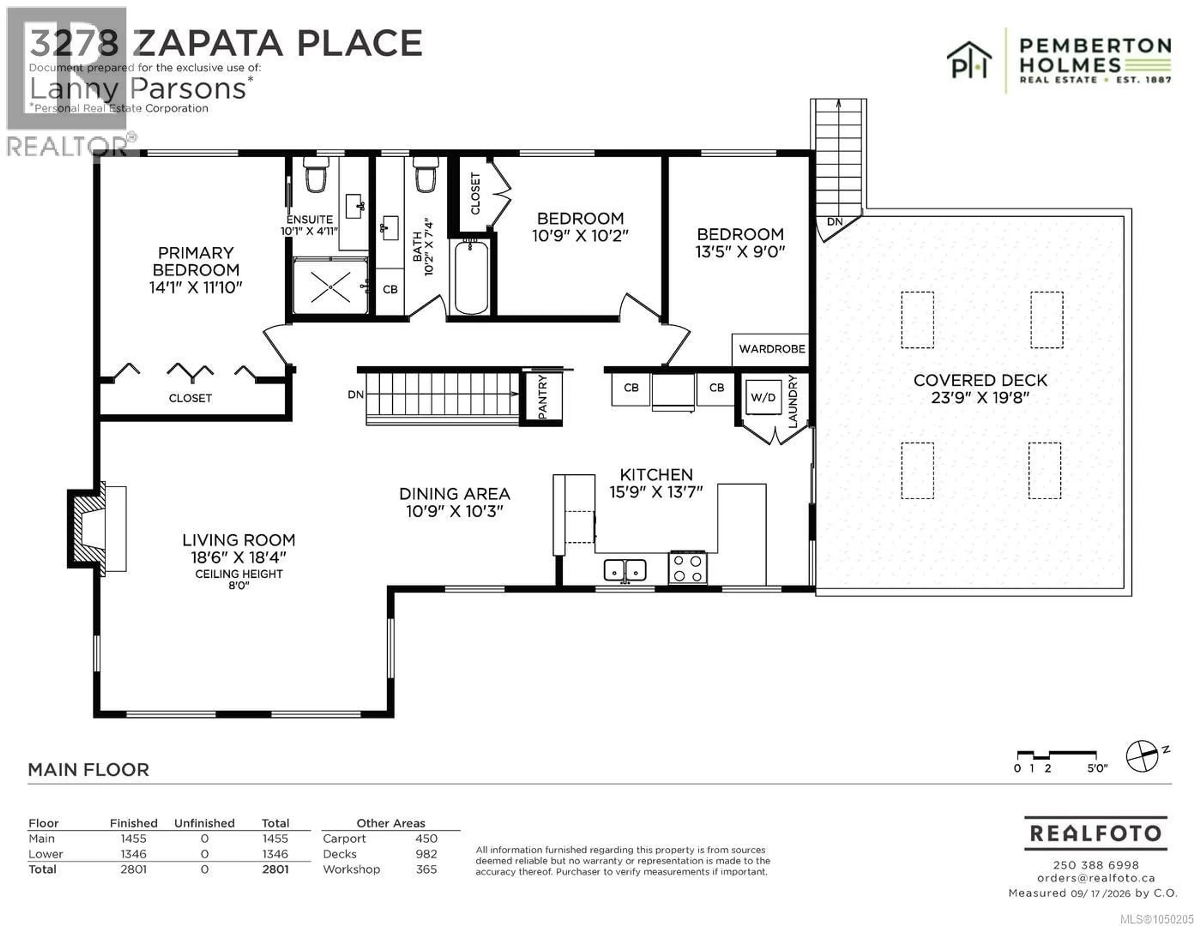 Floor plan for 3278 ZAPATA PLACE, Colwood British Columbia V9C3G6