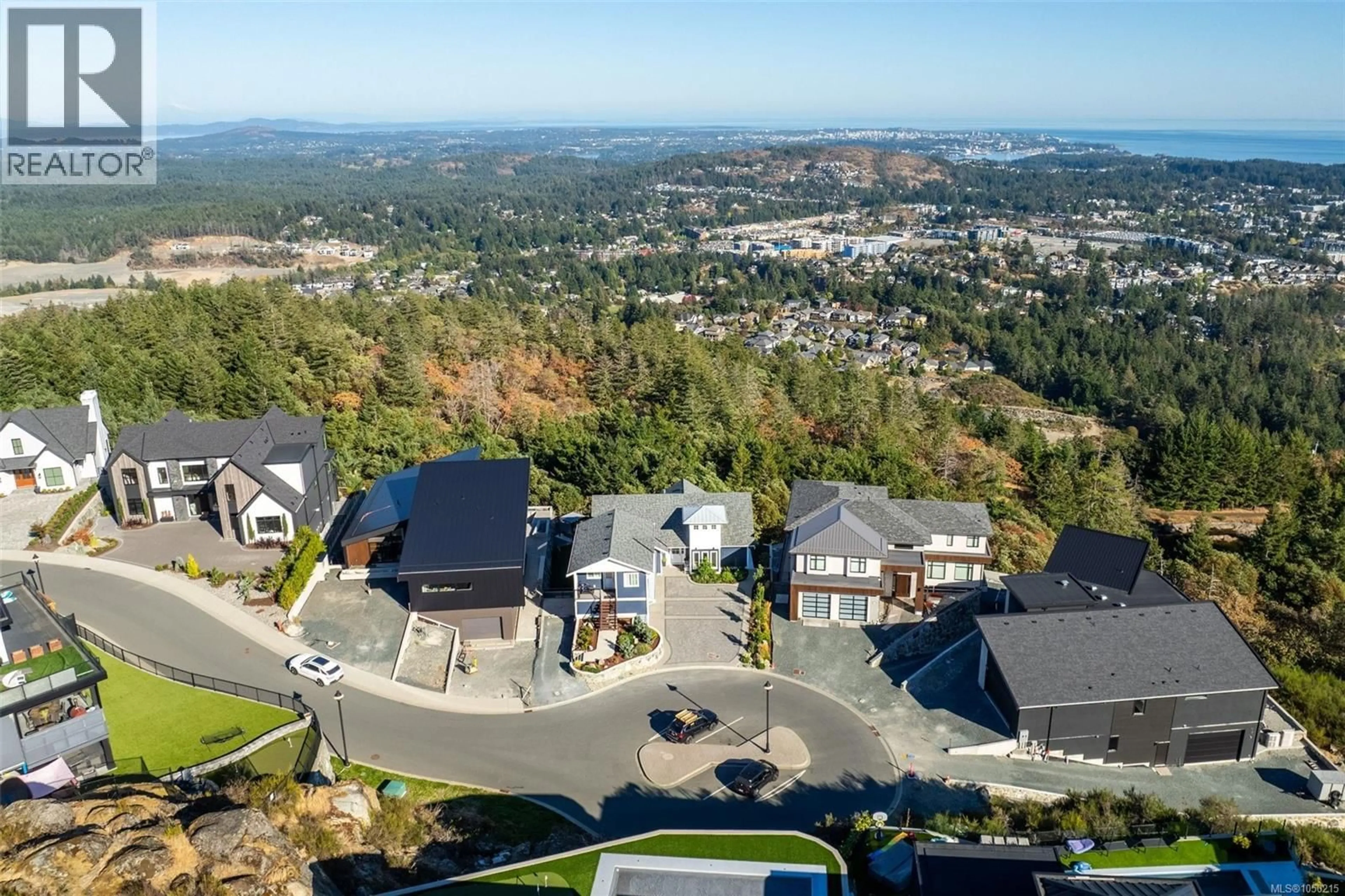 A pic from outside/outdoor area/front of a property/back of a property/a pic from drone, mountain view for 2379 LAIRDS GATE, Langford British Columbia V9B0L2