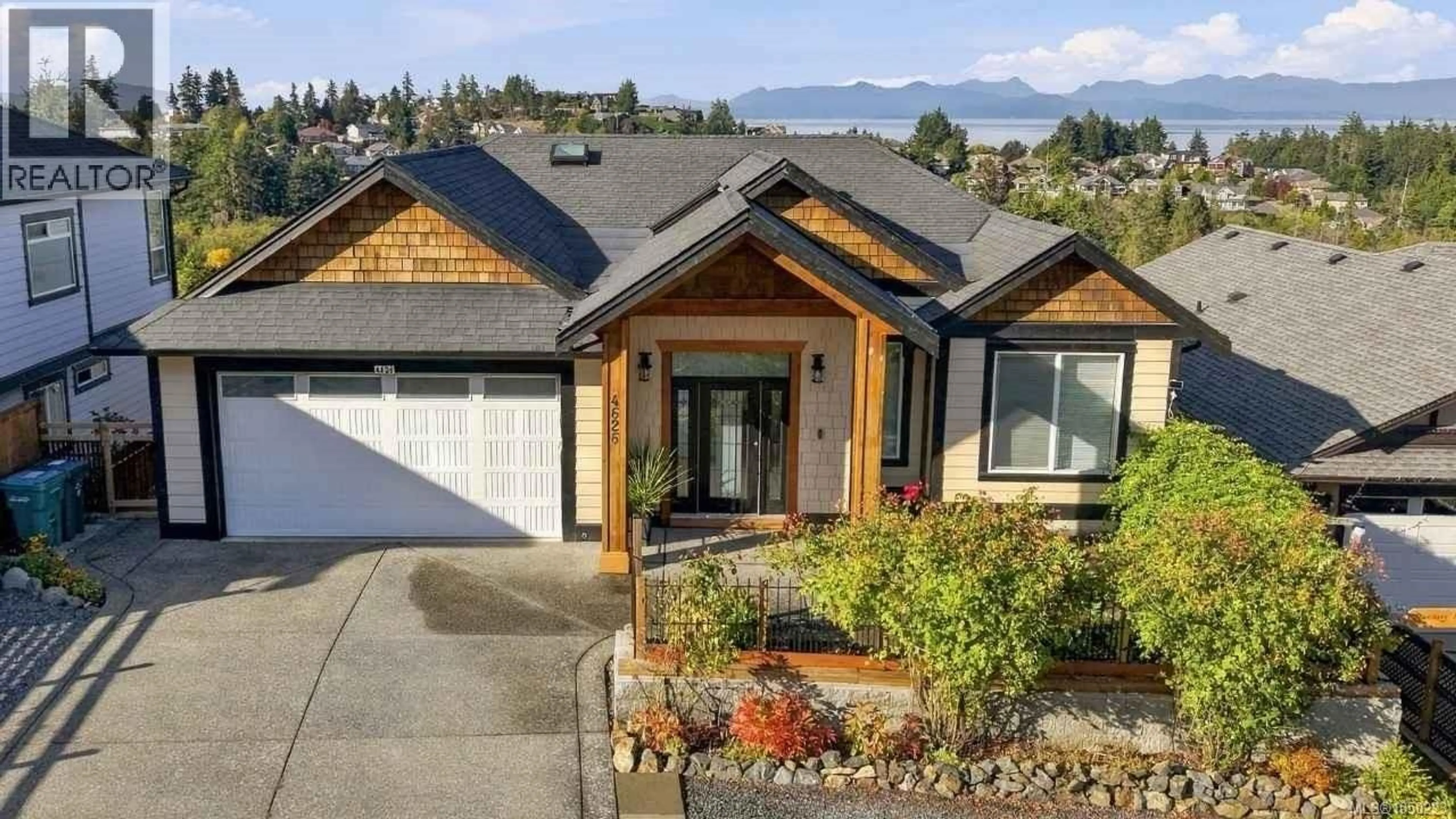 Home with vinyl exterior material, mountain view for 4626 SHERIDAN RIDGE ROAD, Nanaimo British Columbia V9T6S6