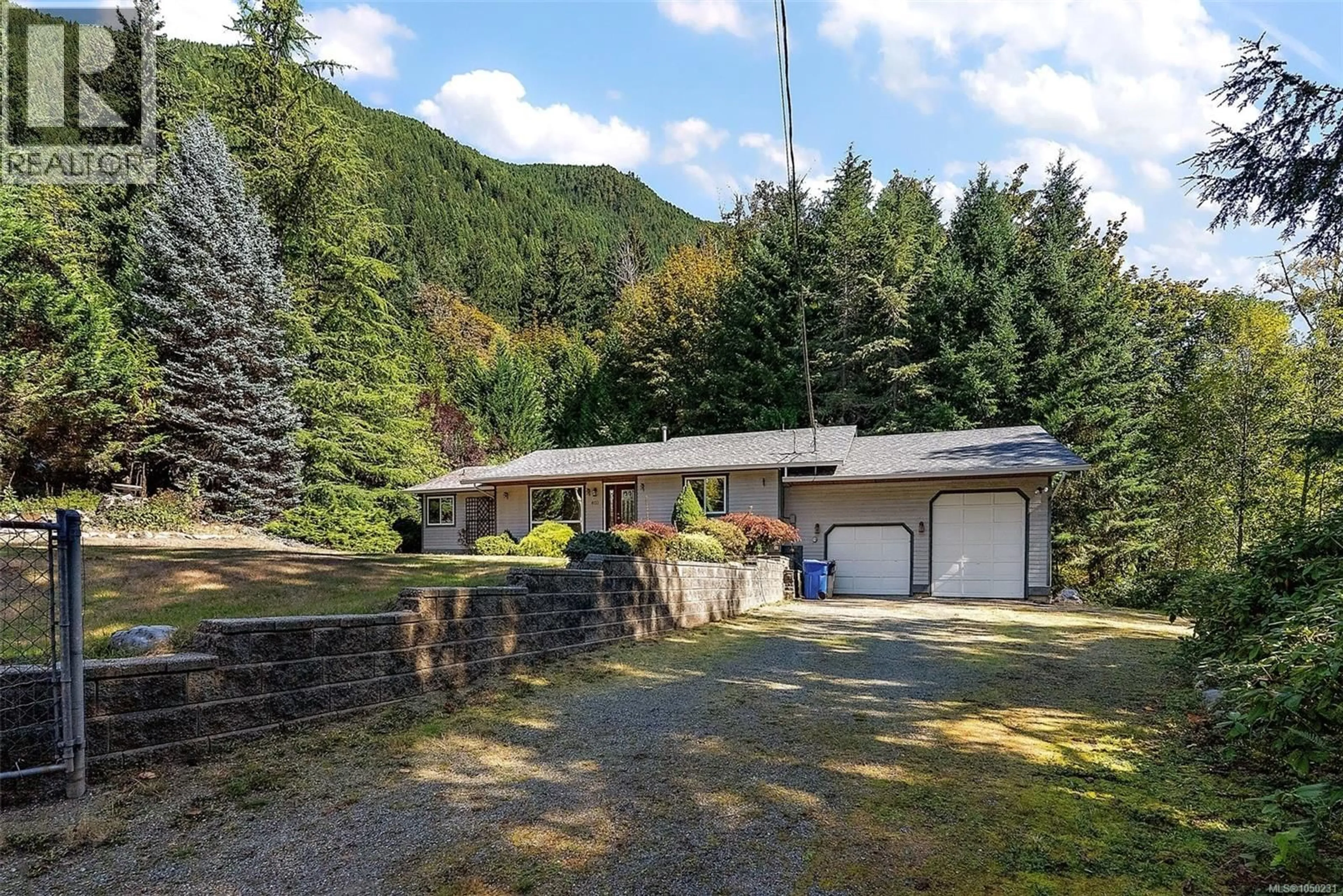 A pic from outside/outdoor area/front of a property/back of a property/a pic from drone, mountain view for 8133 MIRACLE CLOSE, Youbou British Columbia V0R3E1