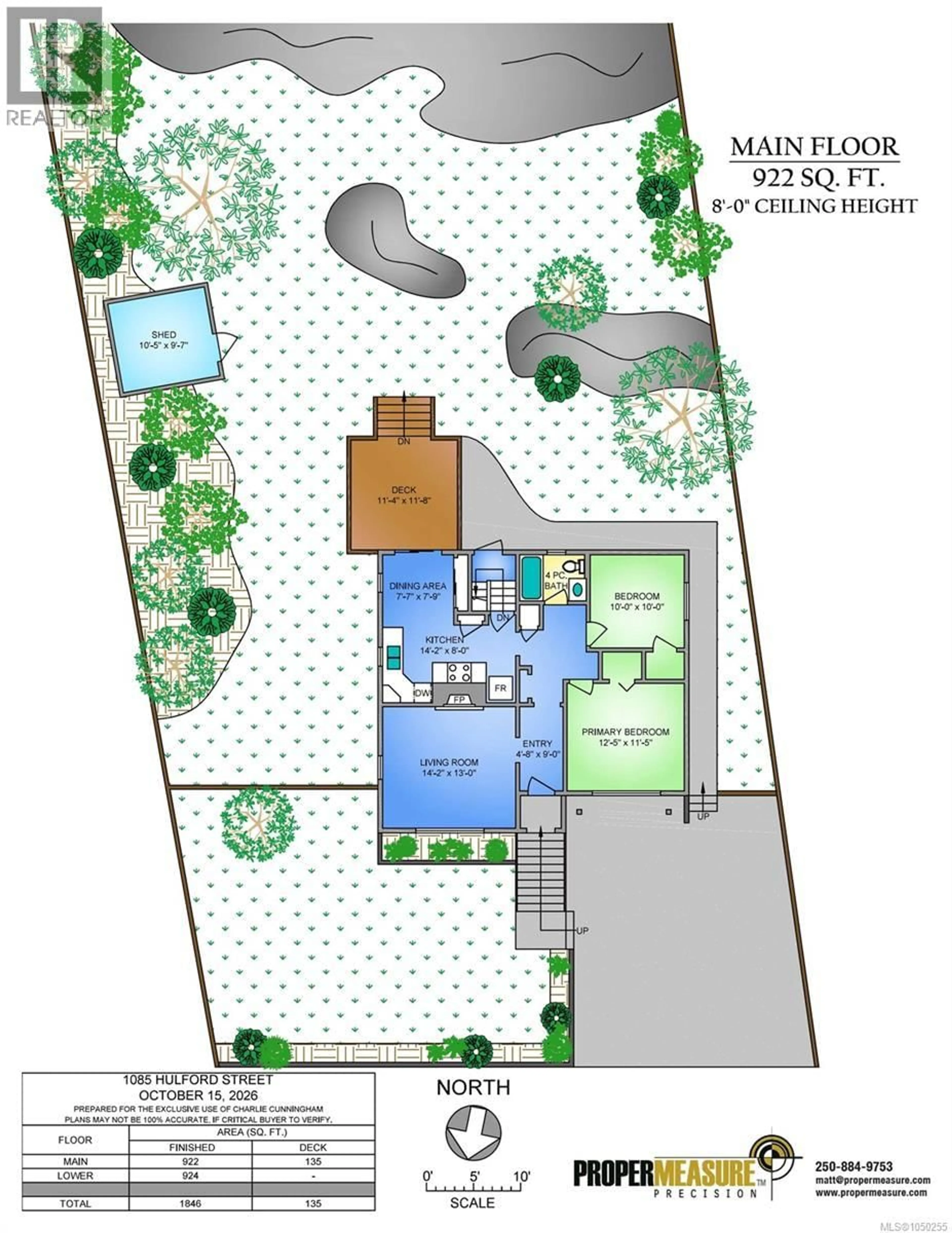 Floor plan for 1085 HULFORD STREET, Saanich British Columbia V8X3B5