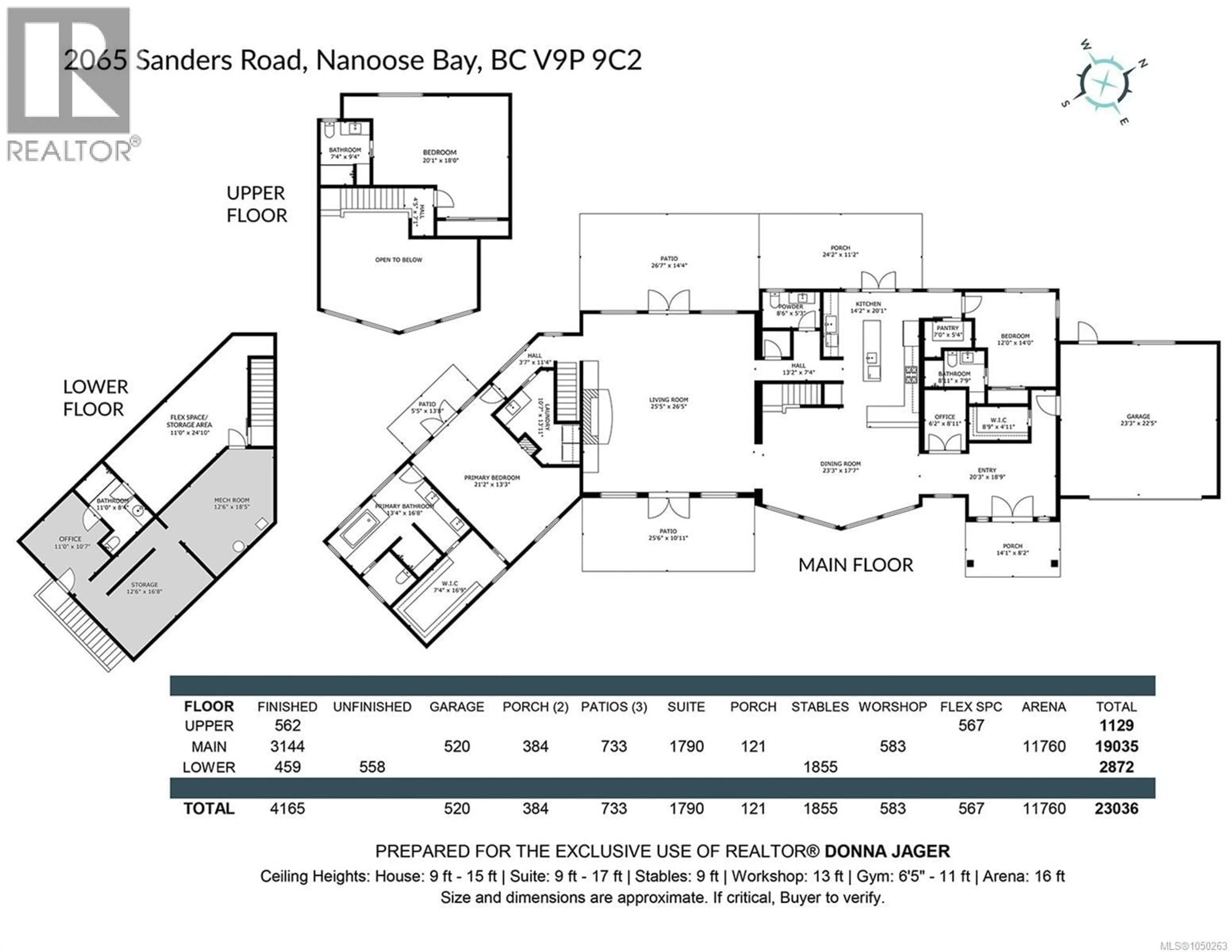 Floor plan for 2065 SANDERS ROAD, Nanoose Bay British Columbia V9P9C2