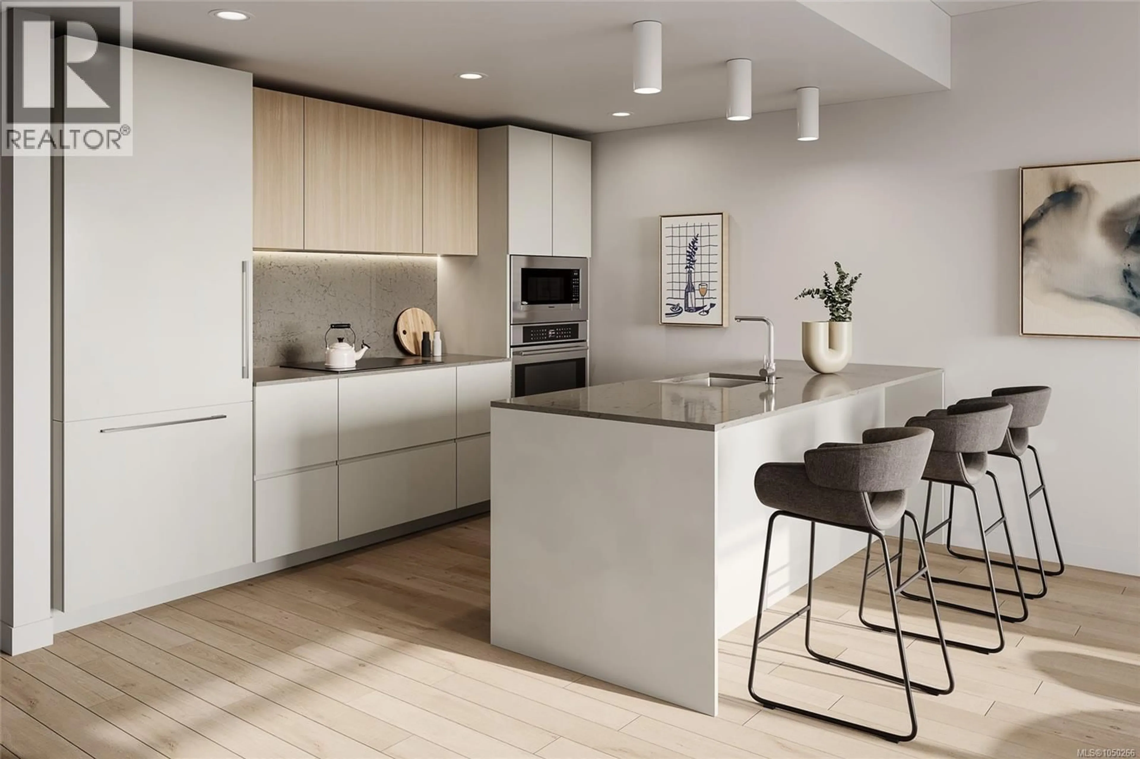 Contemporary kitchen, unknown for 201 - 3550 SEABLUFF CRESCENT, Colwood British Columbia V9C0P7