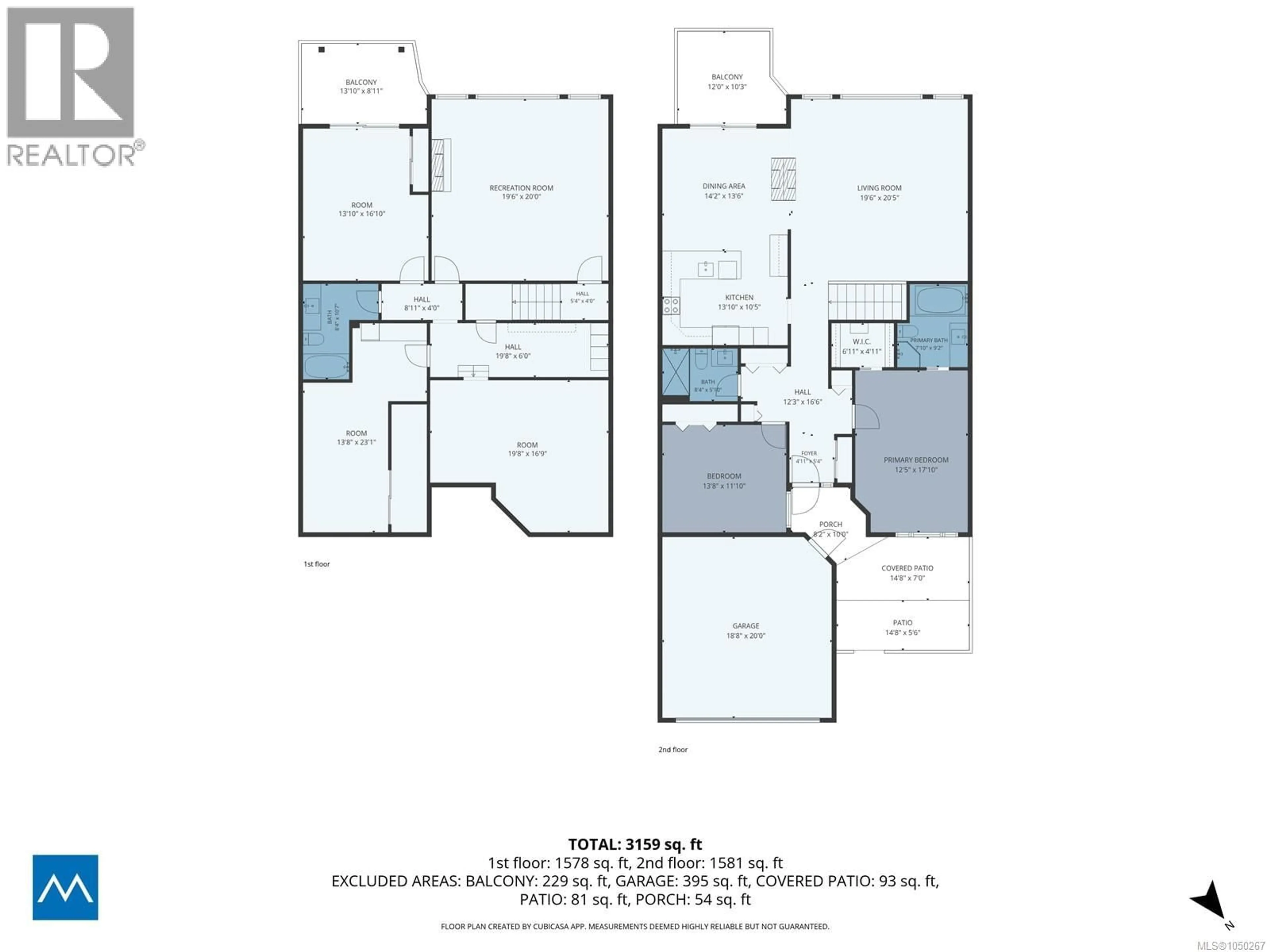 Floor plan for 18 - 4991 BELLA VISTA CRESCENT, Nanaimo British Columbia V9V1M9