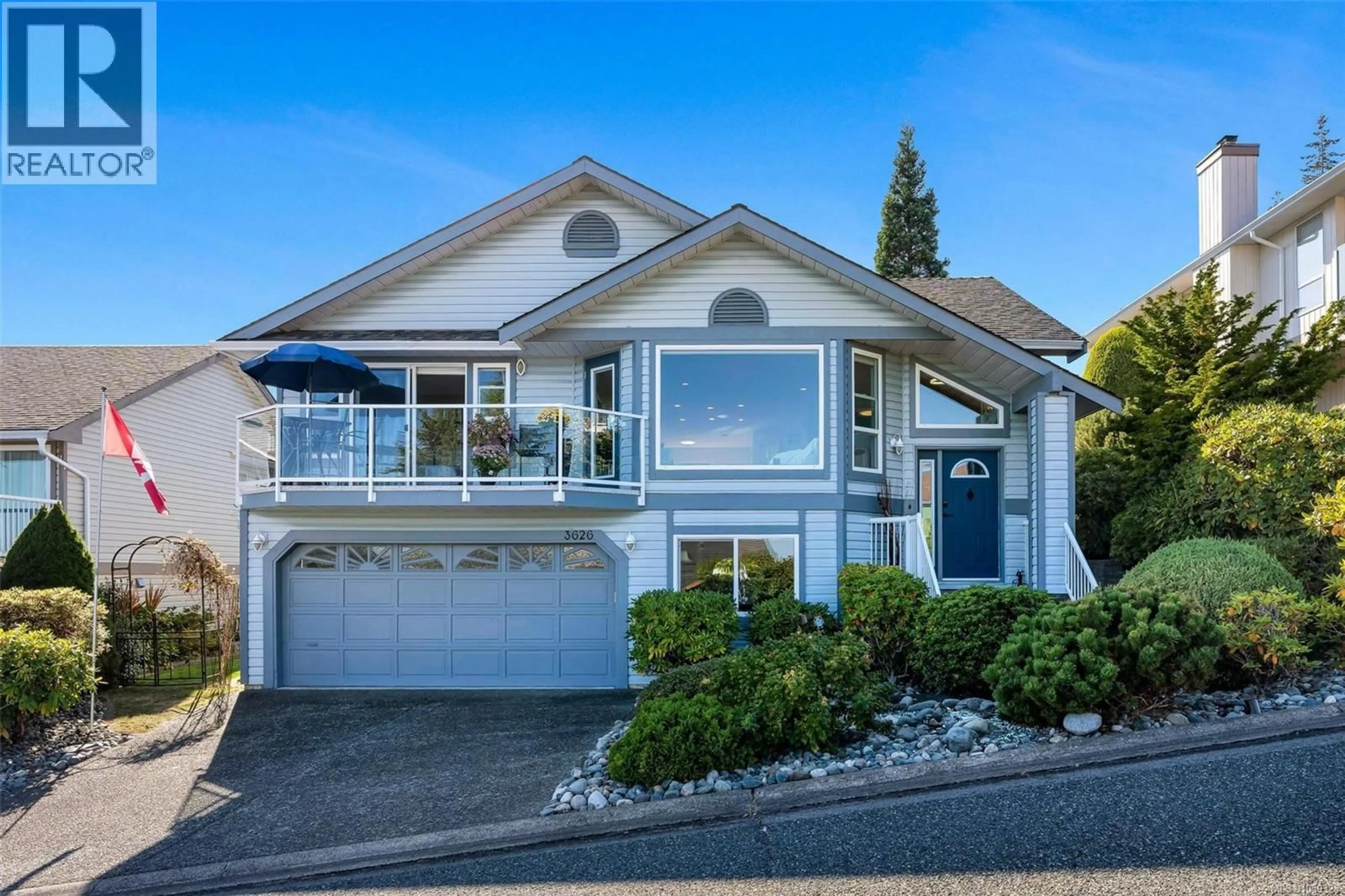 Home with vinyl exterior material, street for 3626 PANORAMA RIDGE, Cobble Hill British Columbia V0R1L1