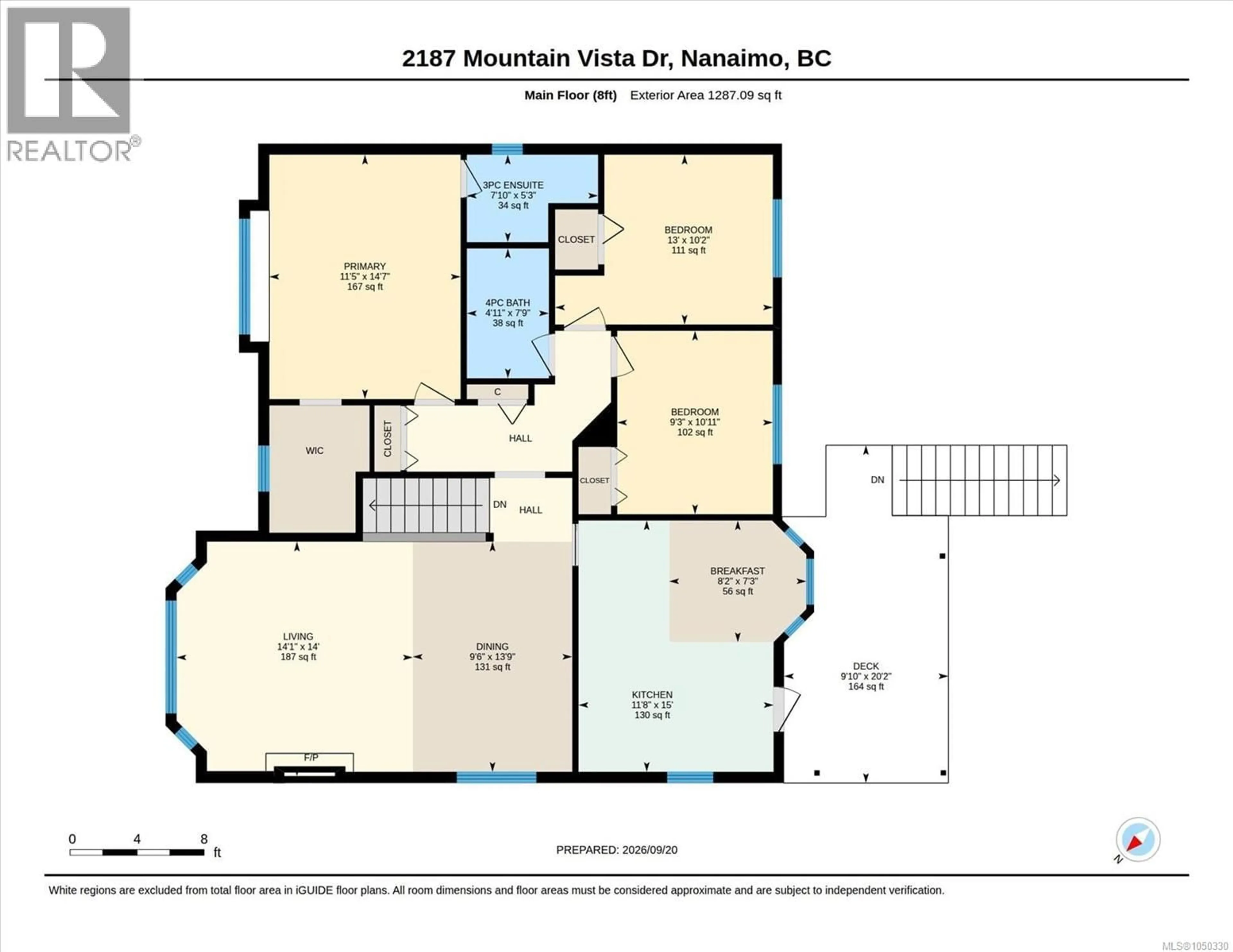 Floor plan for 2187 MOUNTAIN VISTA DRIVE, Nanaimo British Columbia V9T5X5