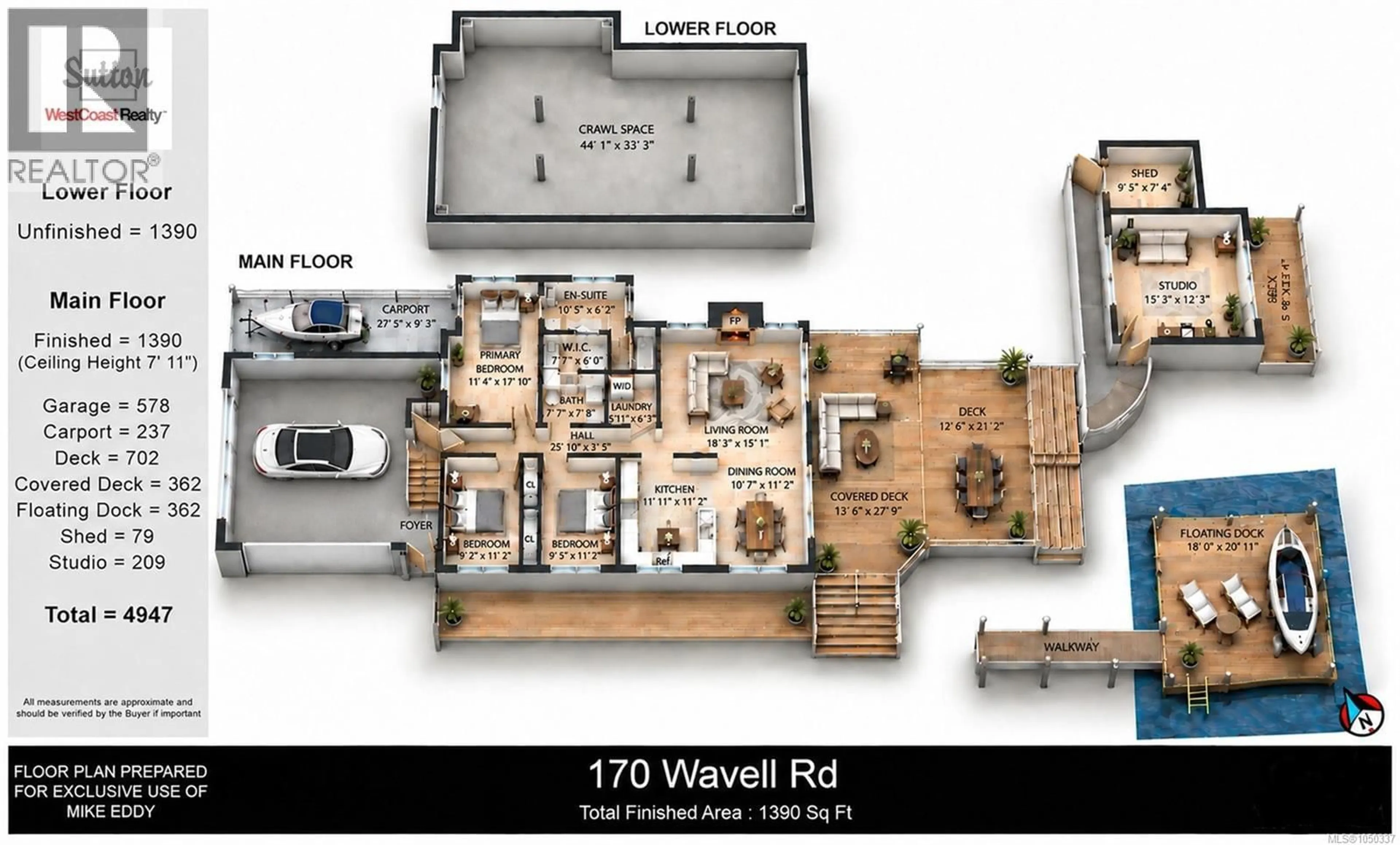 Floor plan for 170 WAVELL ROAD, Lake Cowichan British Columbia V0R2G0