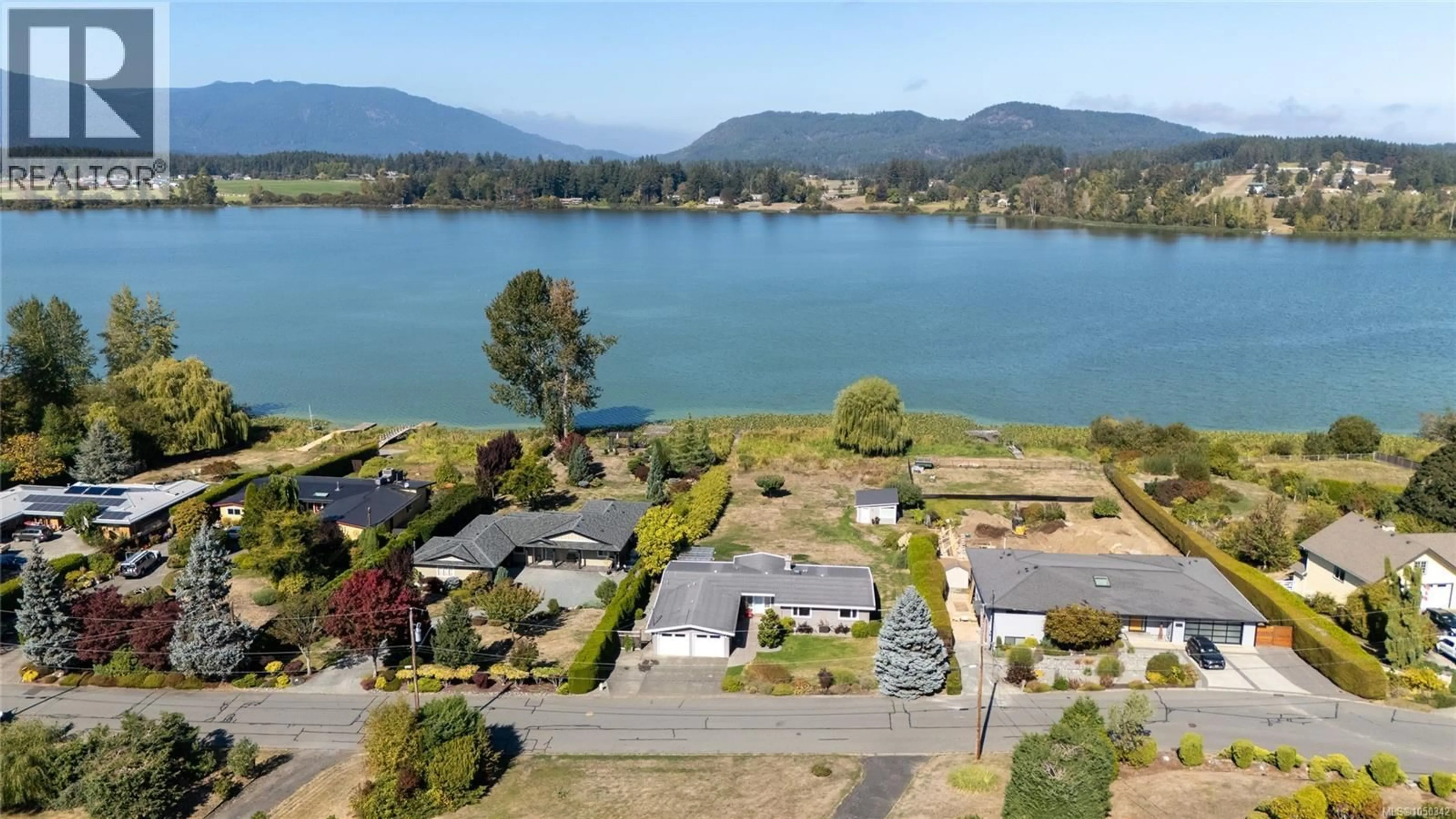 A pic from outside/outdoor area/front of a property/back of a property/a pic from drone, water/lake/river/ocean view for 1717 WESTLOCK ROAD, Duncan British Columbia V9L5N8