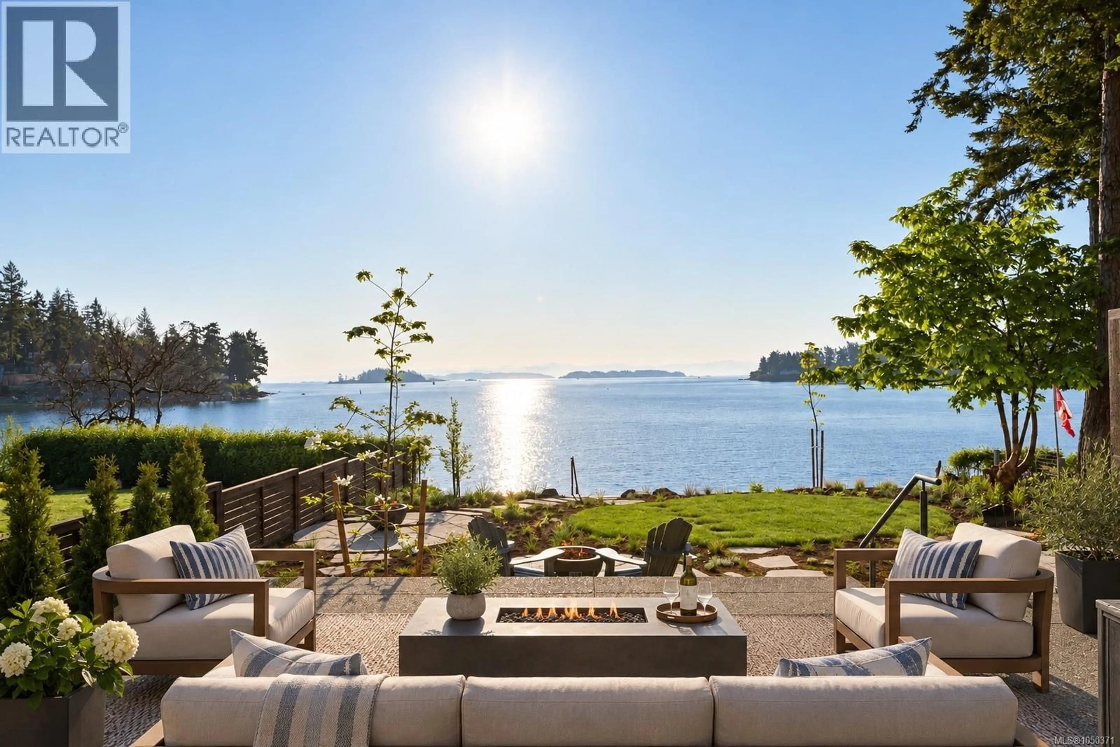 Patio, water/lake/river/ocean view for 2 - 10393 ALLBAY ROAD, Sidney British Columbia V8L2N8