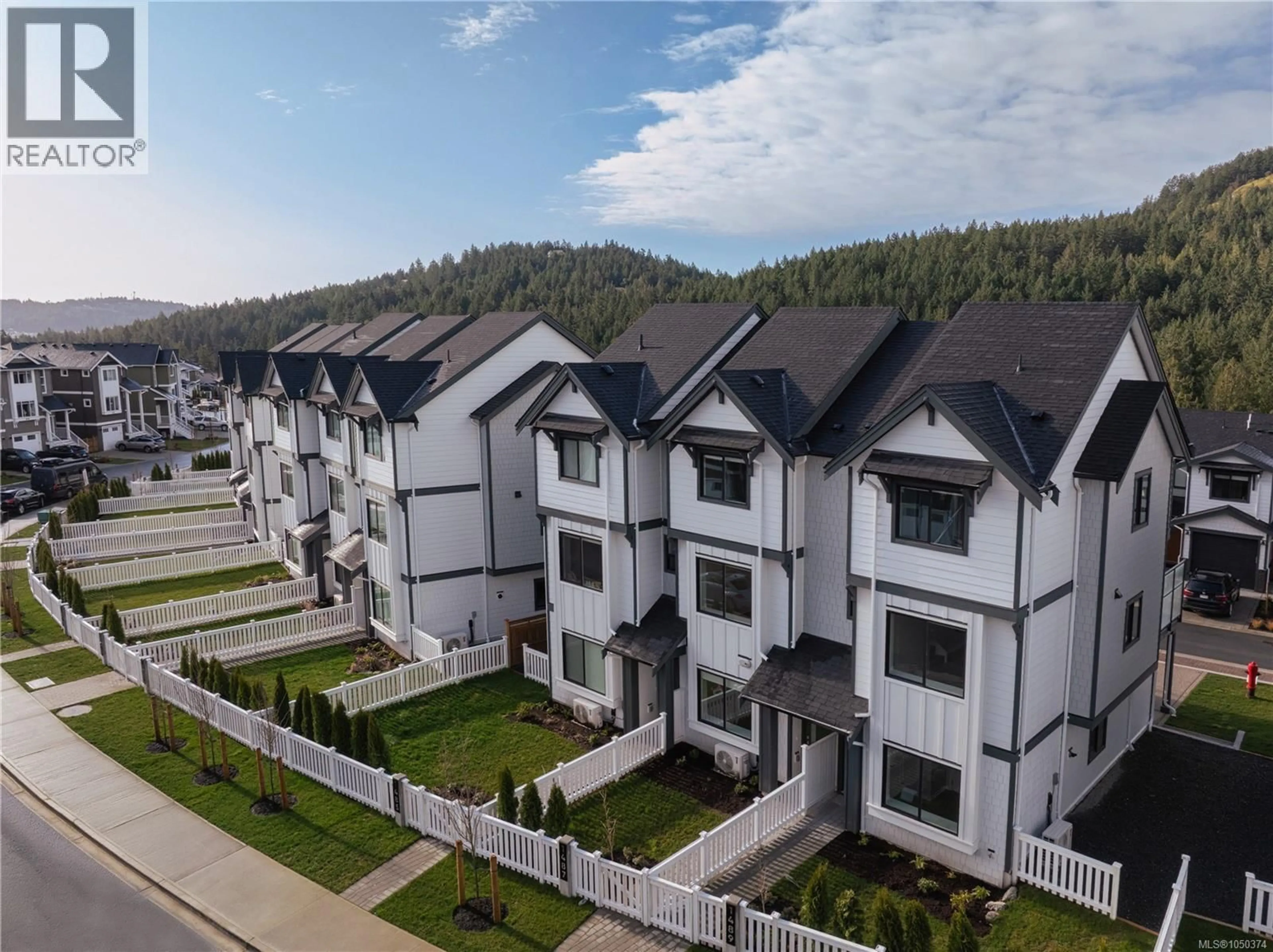 A pic from outside/outdoor area/front of a property/back of a property/a pic from drone, mountain view for 1503 ATLAS DRIVE, Langford British Columbia V9B7C4