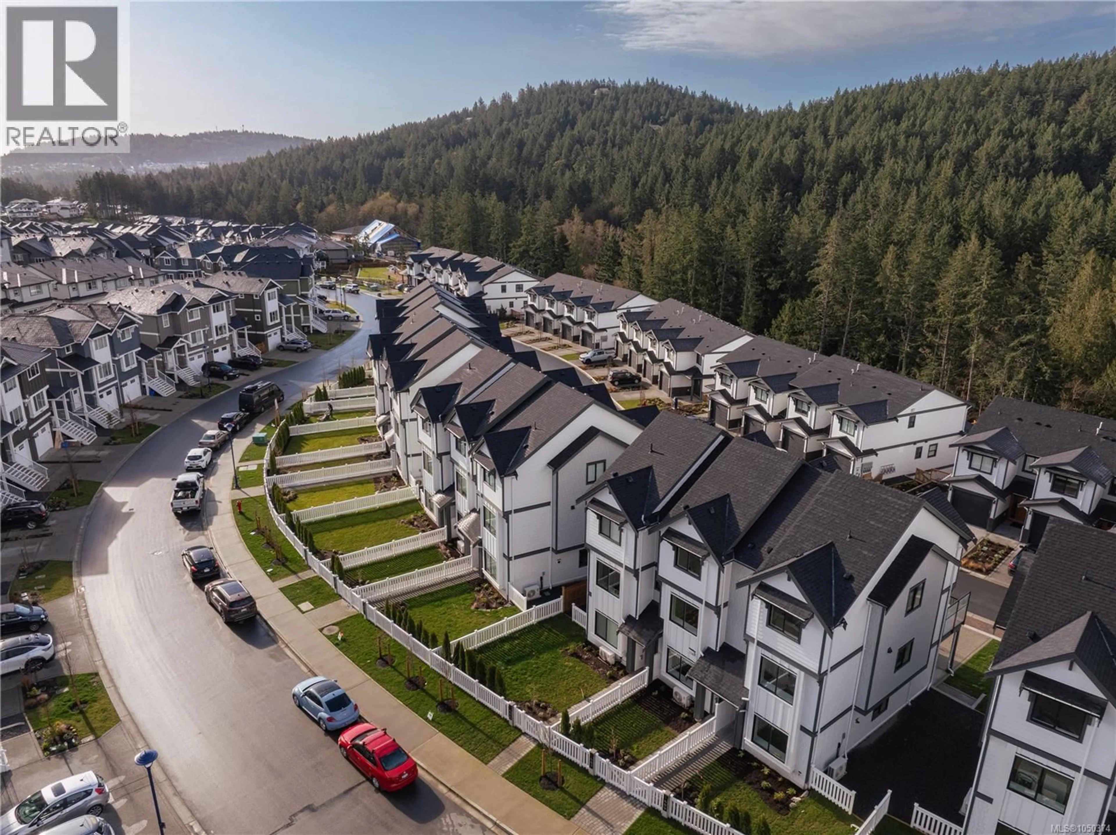 A pic from outside/outdoor area/front of a property/back of a property/a pic from drone, mountain view for 1503 ATLAS DRIVE, Langford British Columbia V9B7C4