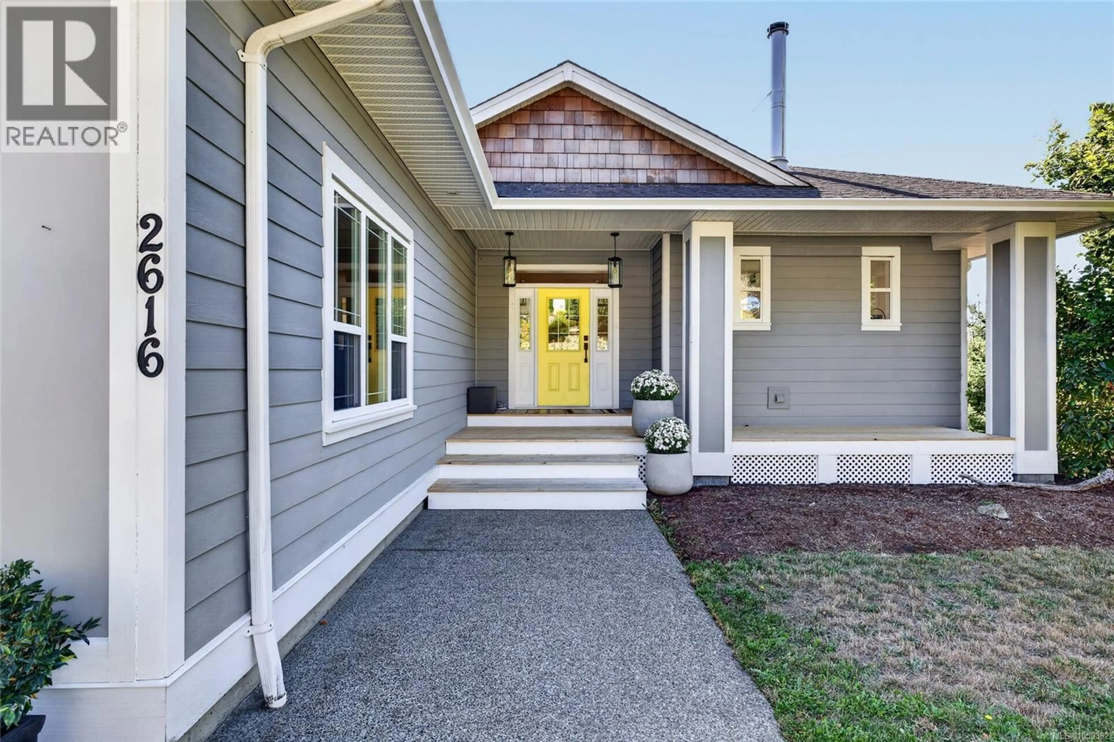 Home with vinyl exterior material, street for 2616 WARMLAND PLACE, Shawnigan Lake British Columbia V0R2W0