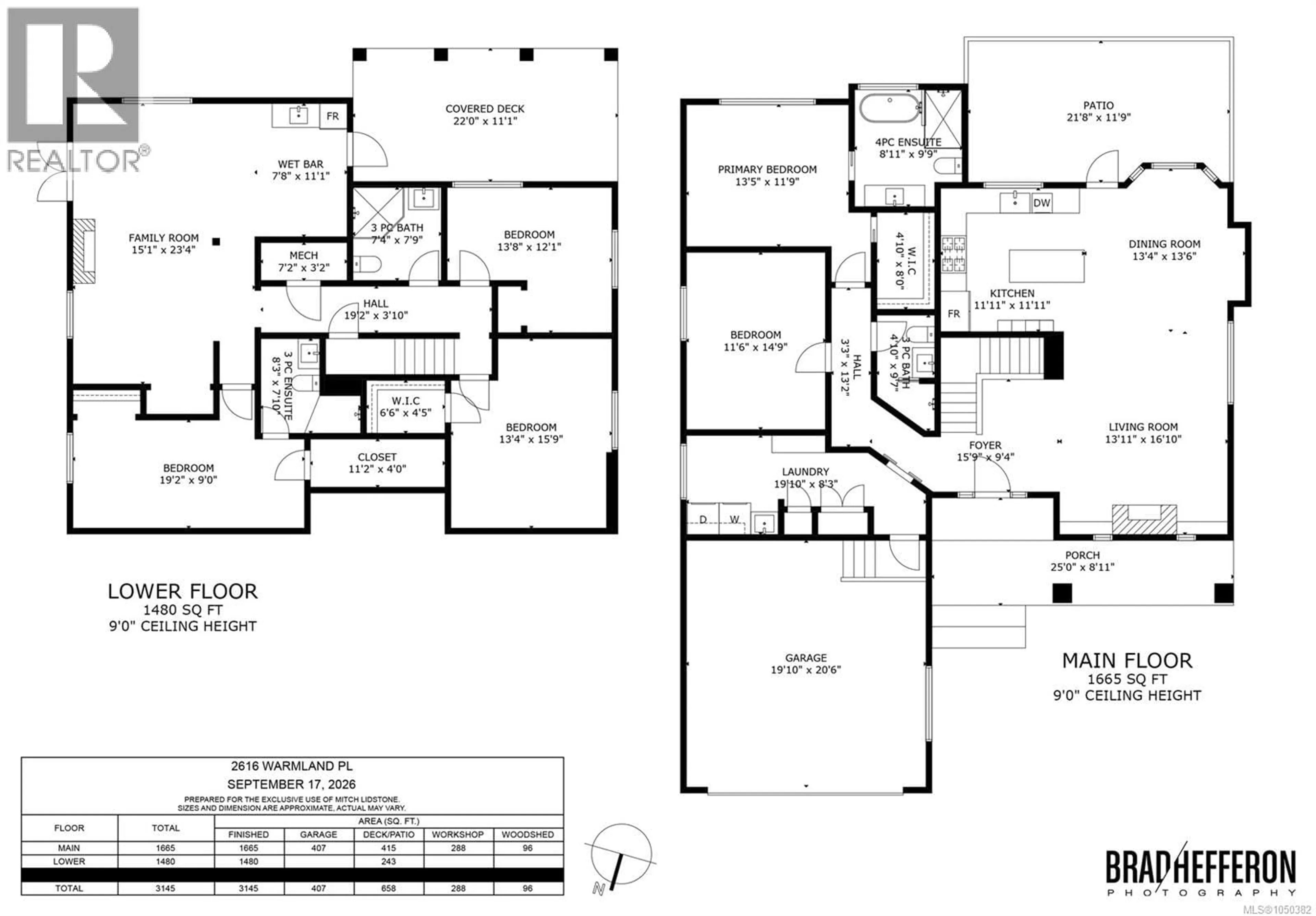 Floor plan for 2616 WARMLAND PLACE, Shawnigan Lake British Columbia V0R2W0