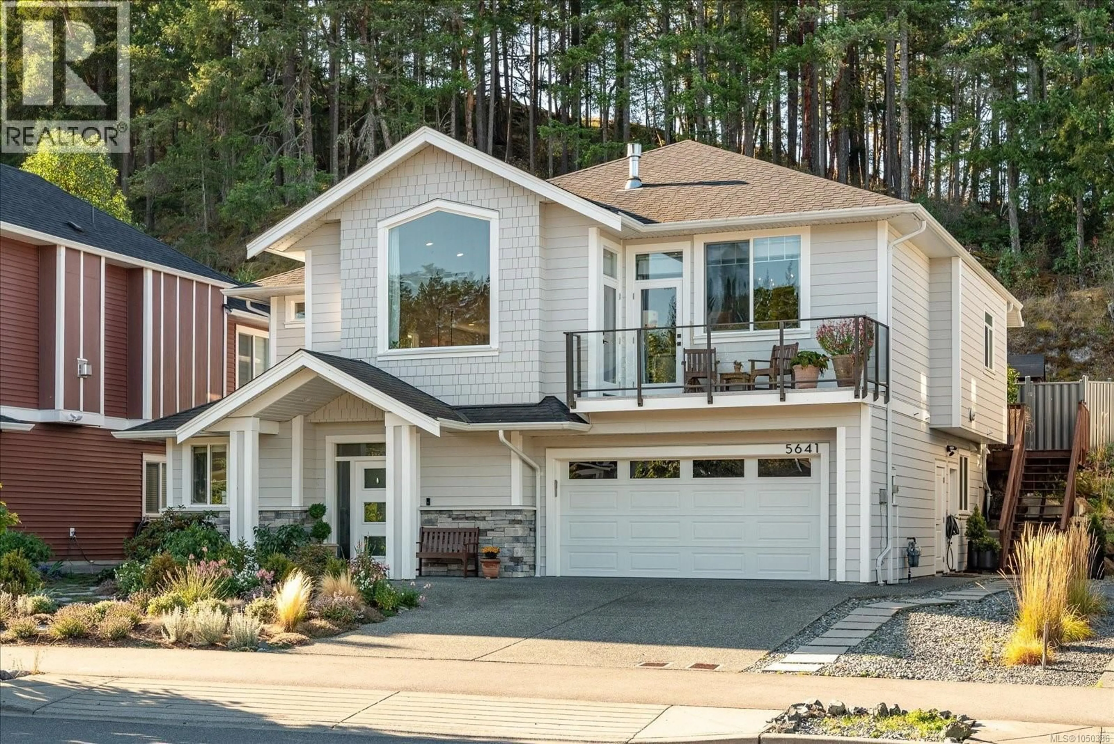 Home with vinyl exterior material, street for 5641 LINLEY VALLEY DRIVE, Nanaimo British Columbia V9T0K1