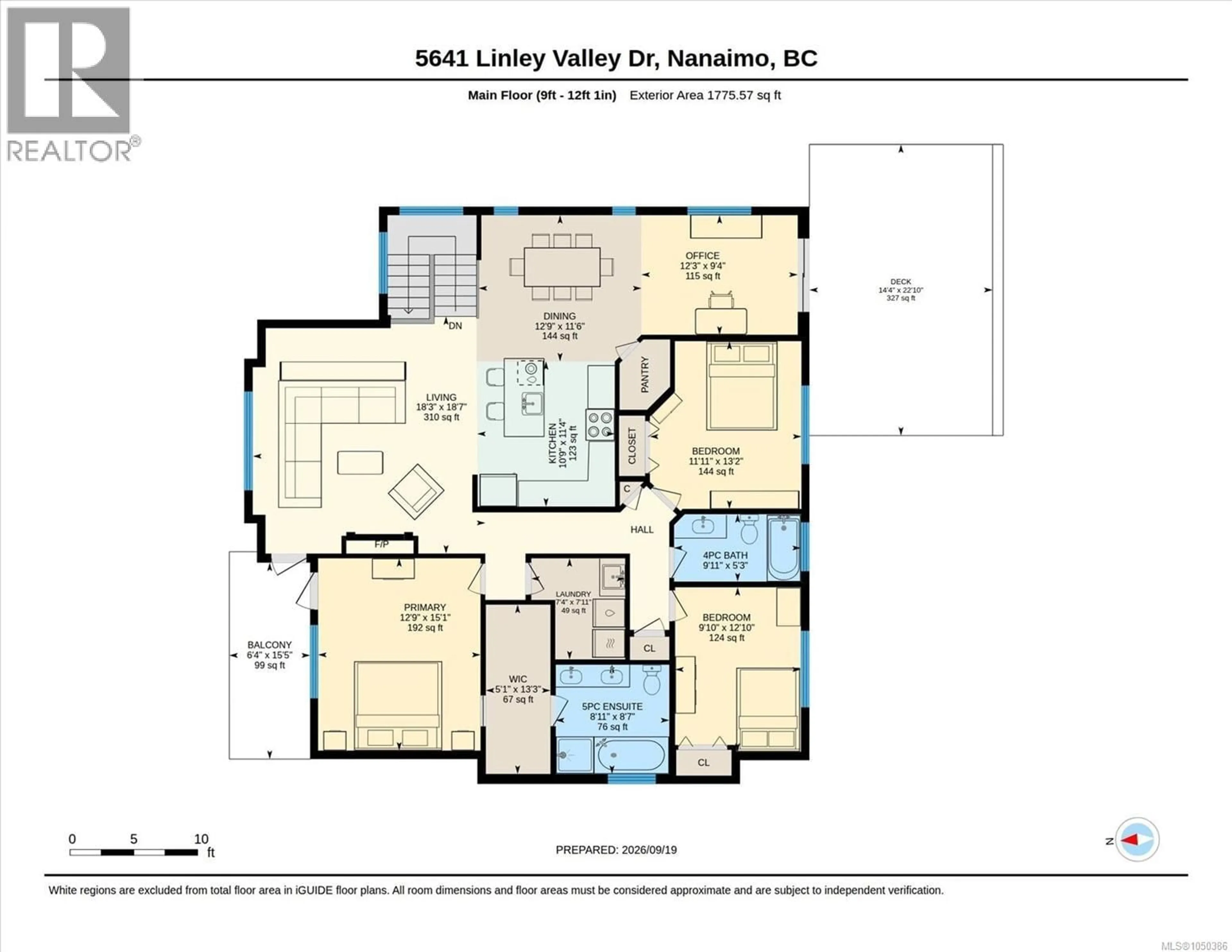 Floor plan for 5641 LINLEY VALLEY DRIVE, Nanaimo British Columbia V9T0K1