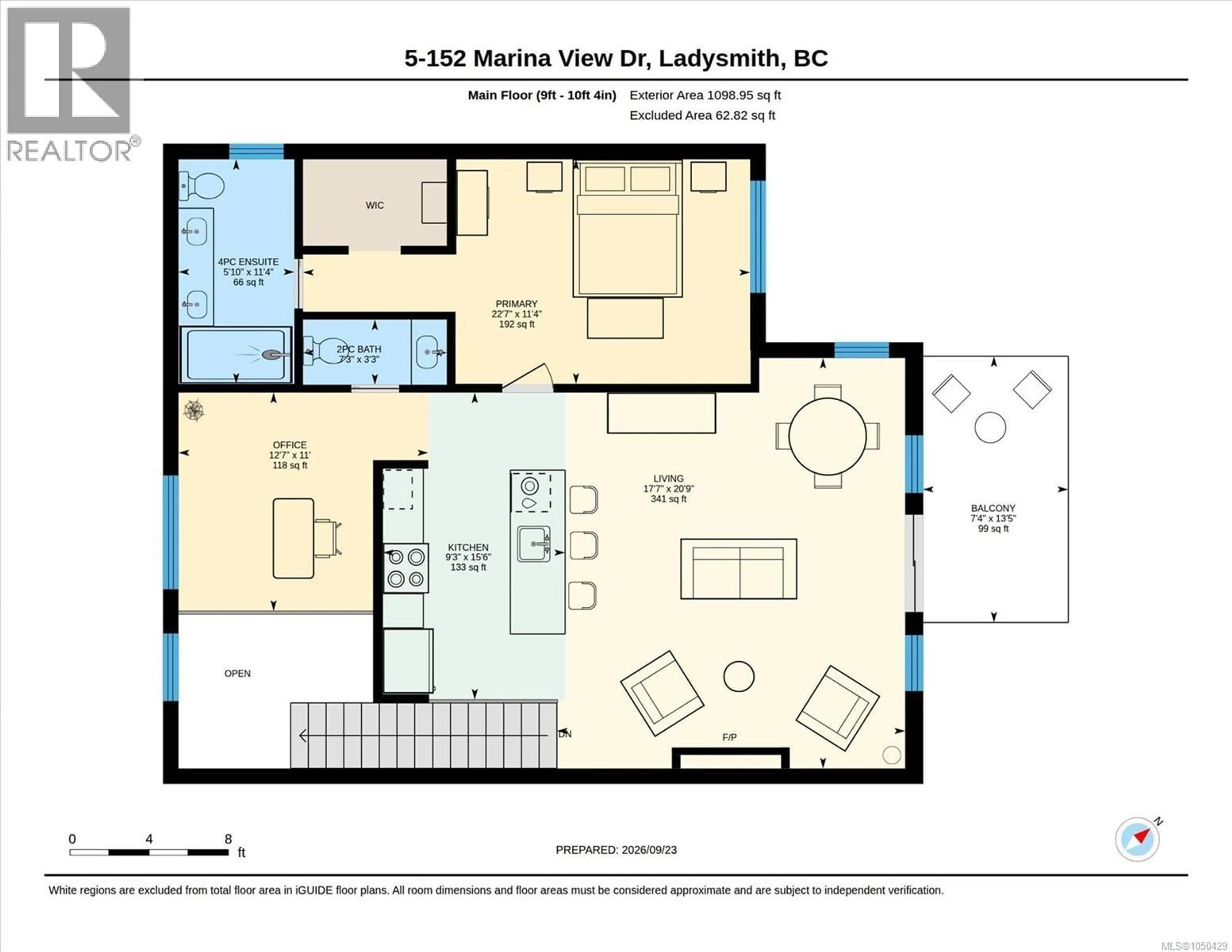 Floor plan for 5 - 152 MARINA VIEW DRIVE, Ladysmith British Columbia V9G1K4