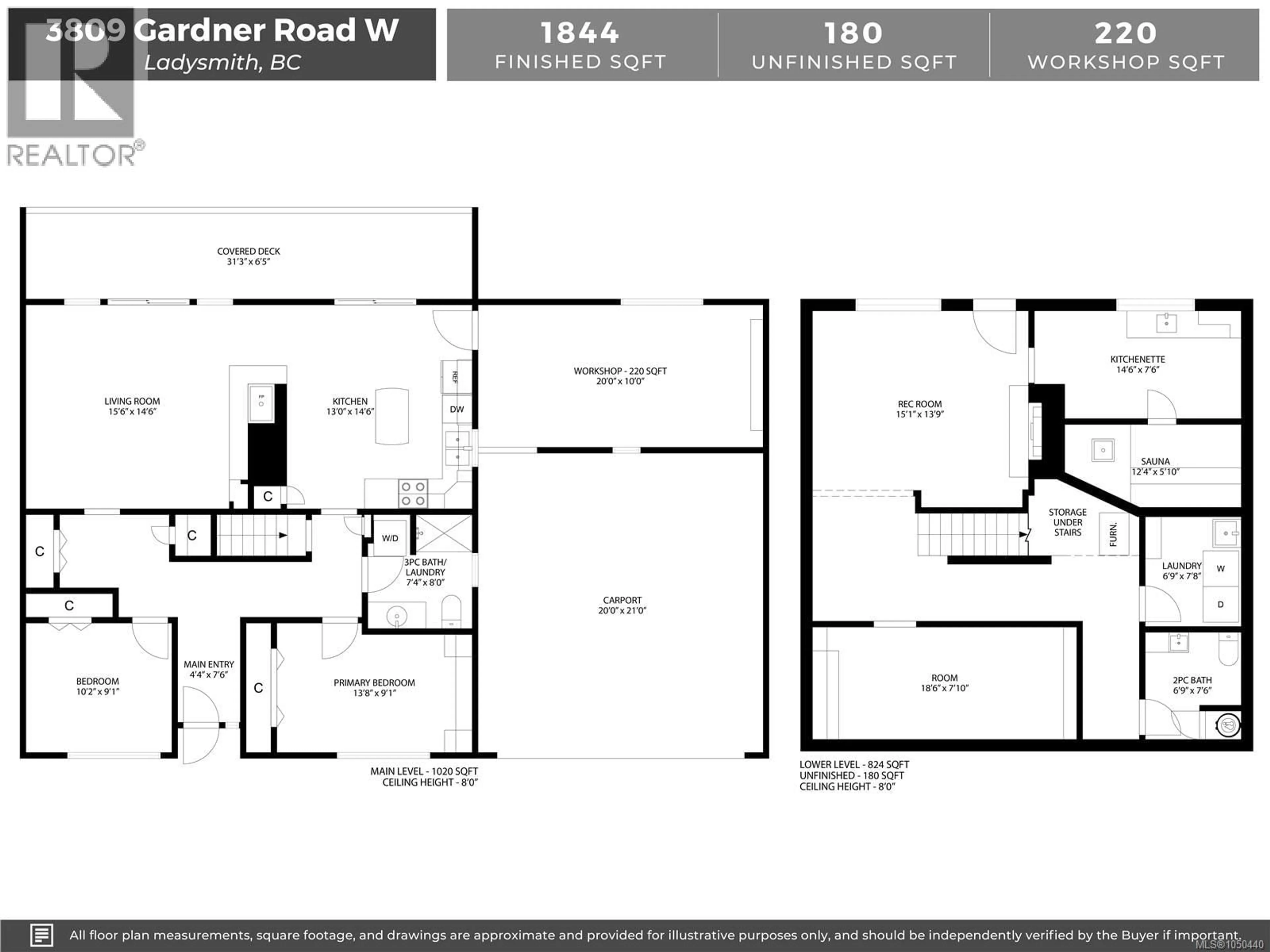 Floor plan for 3809 GARDNER ROAD WEST, Saltair British Columbia V9G1Z5