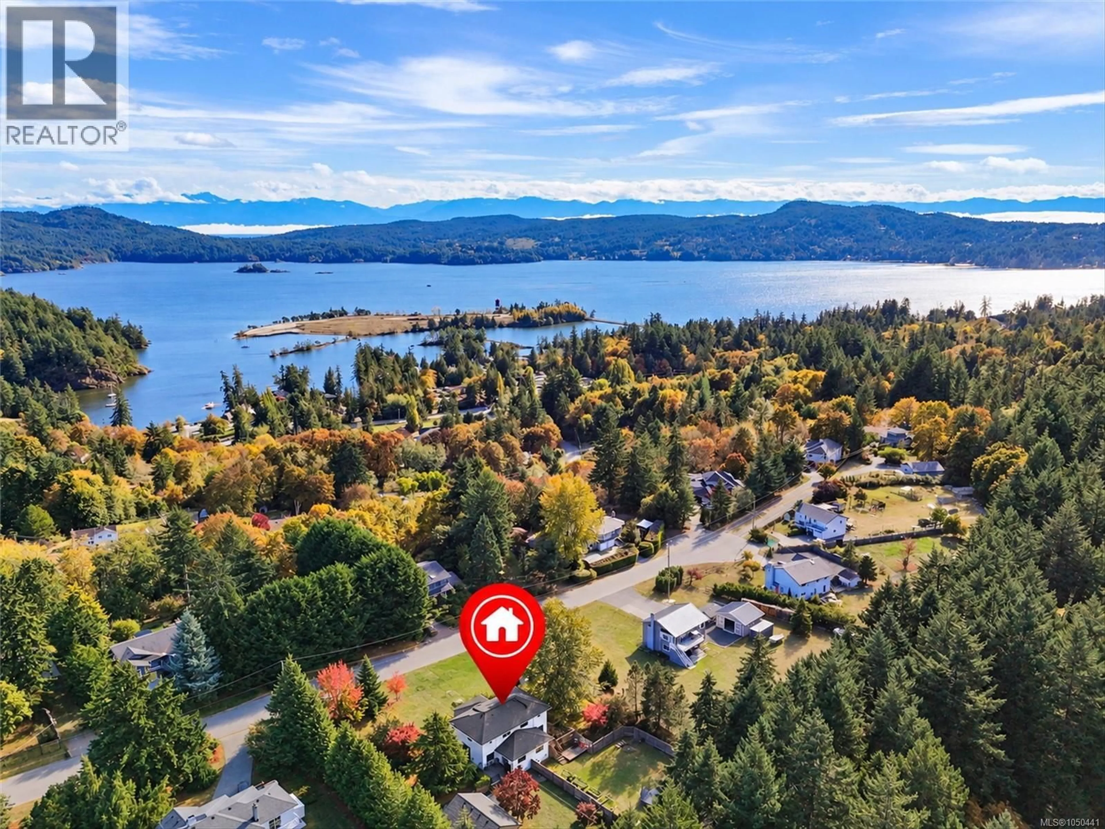 A pic from outside/outdoor area/front of a property/back of a property/a pic from drone, water/lake/river/ocean view for 2209 AYUM ROAD, Sooke British Columbia V0S1N0