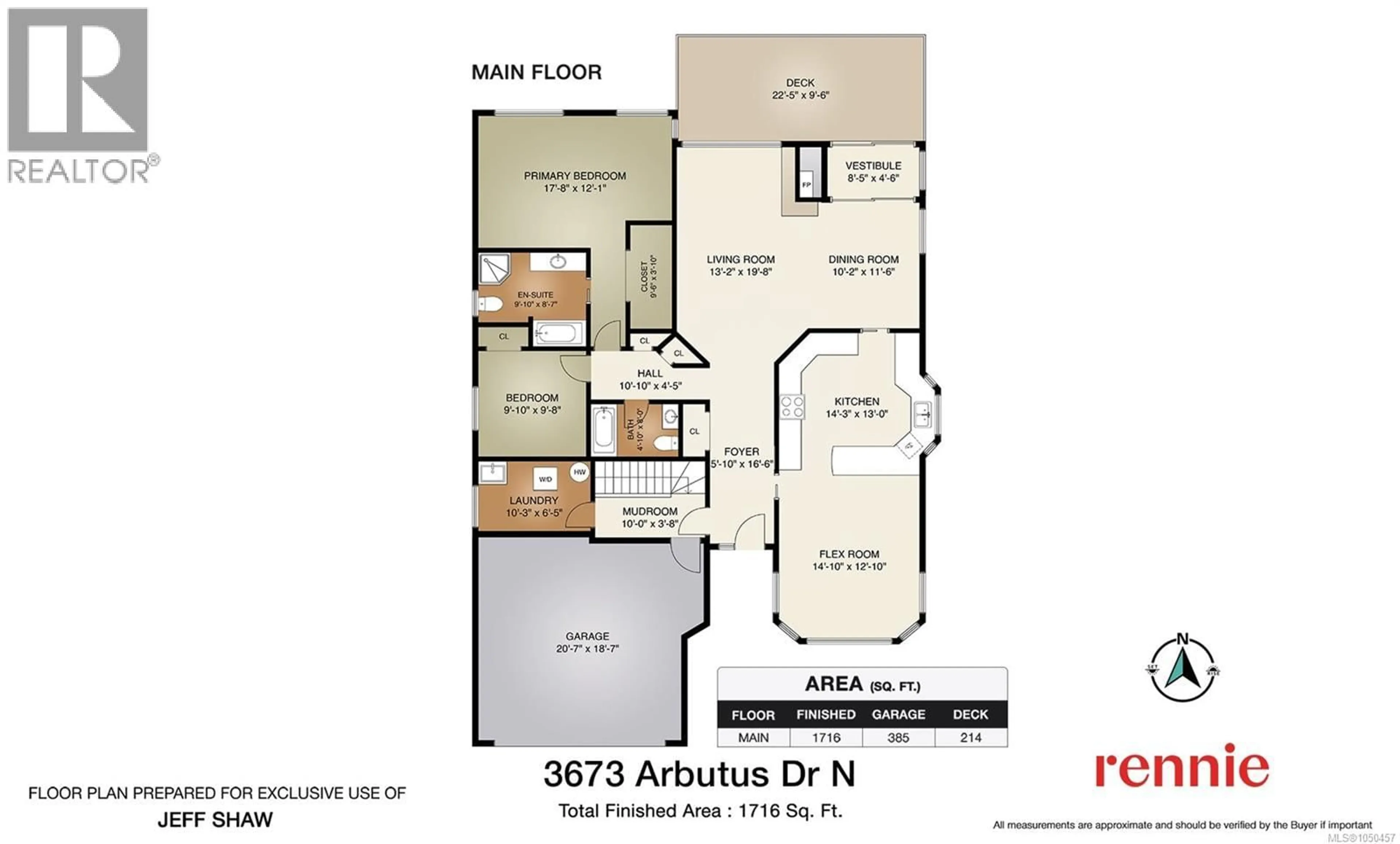 Floor plan for 3673 ARBUTUS DRIVE NORTH, Cobble Hill British Columbia V8H0K8
