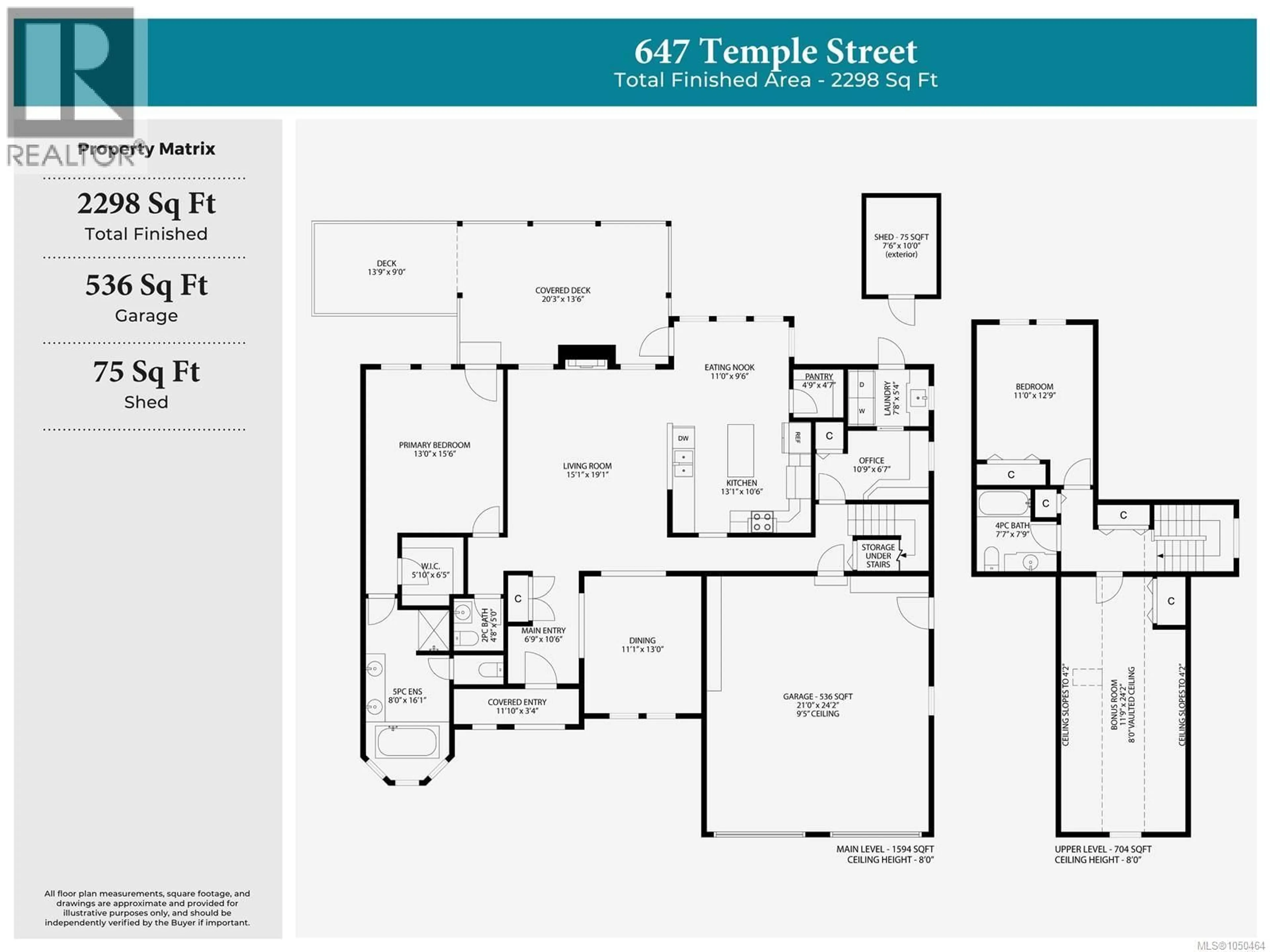 Floor plan for 647 TEMPLE STREET, Parksville British Columbia V9P1B4