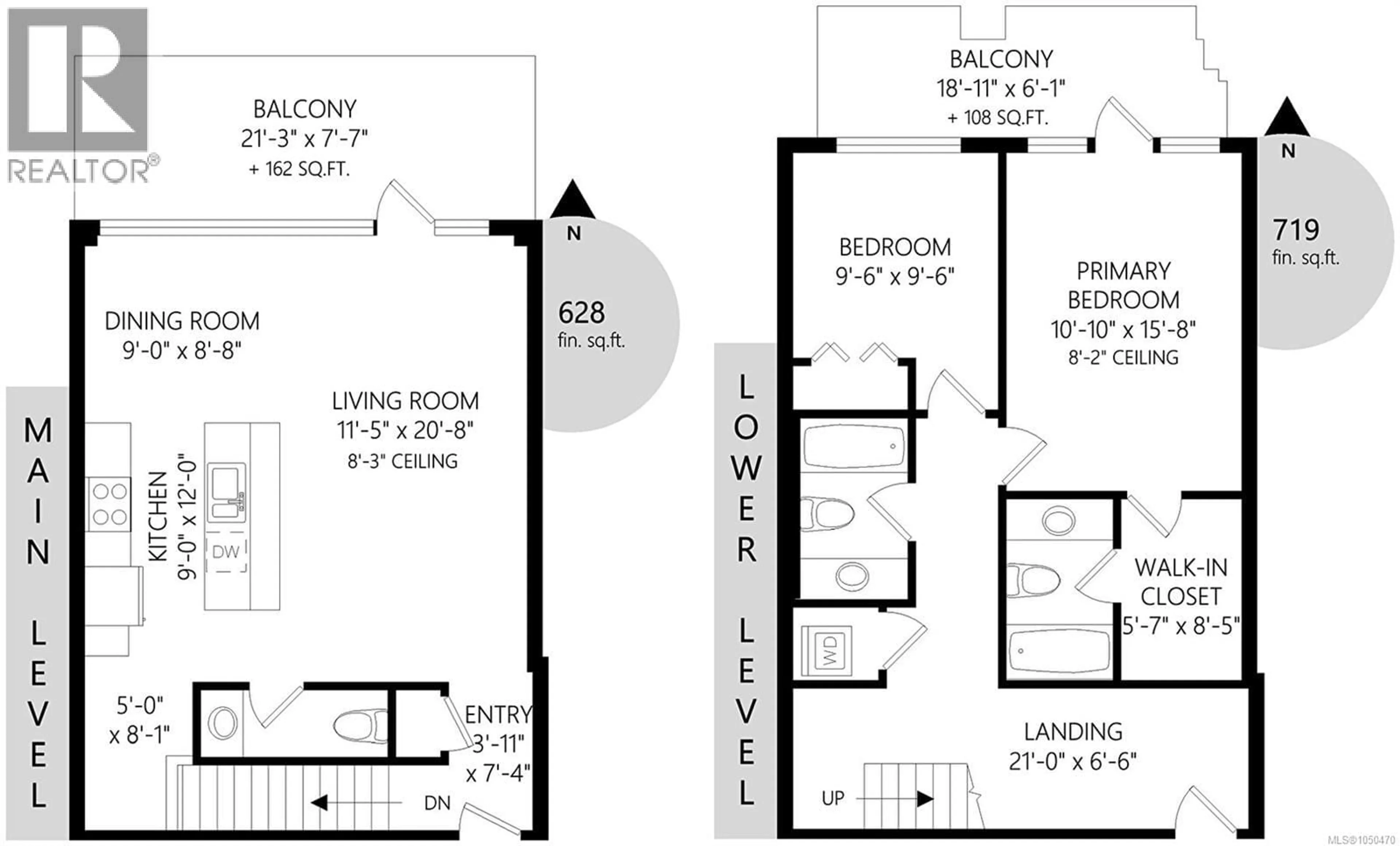 Floor plan for 505 - 1030 YATES STREET, Victoria British Columbia V8V5A7