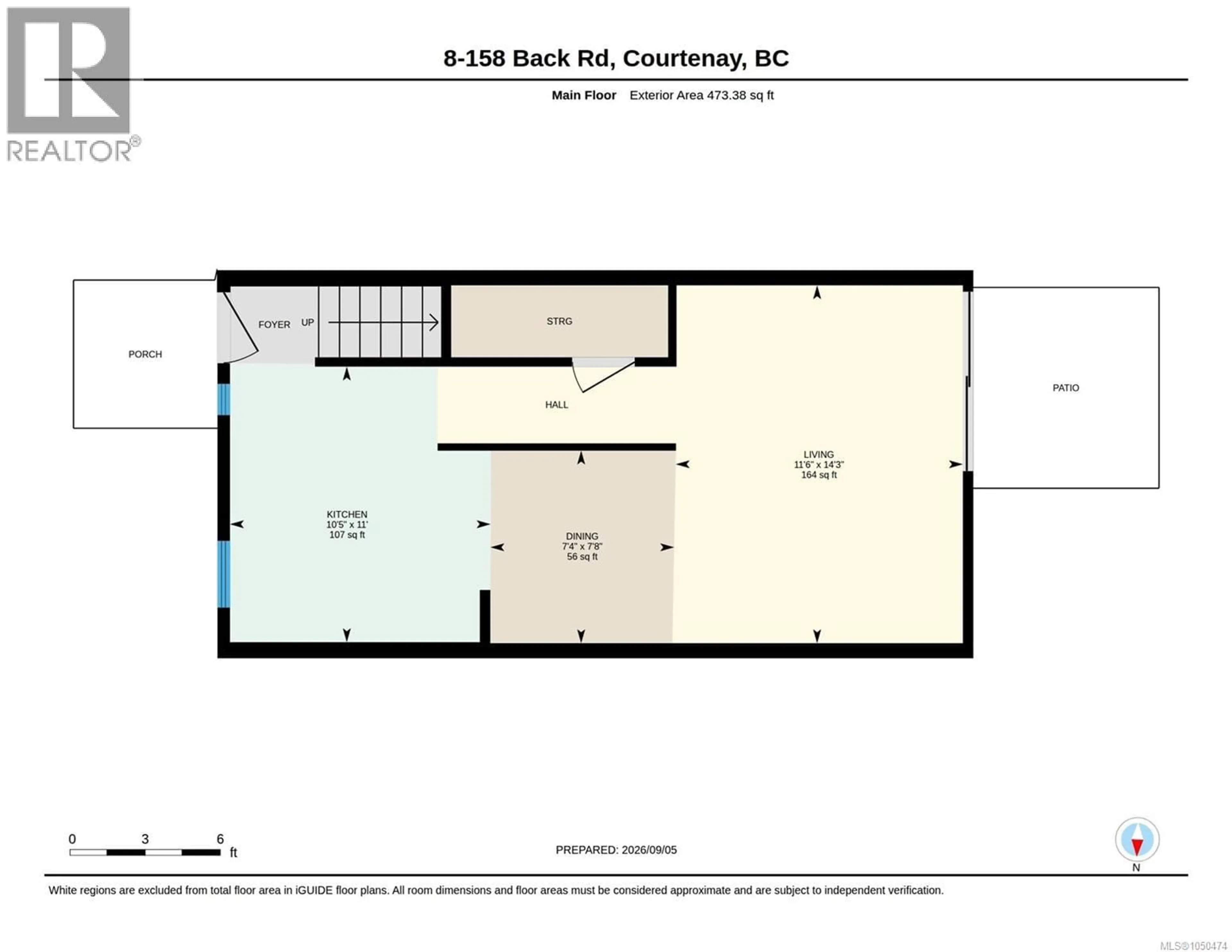 Floor plan for 8 - 158 BACK ROAD, Courtenay British Columbia V9N3W6