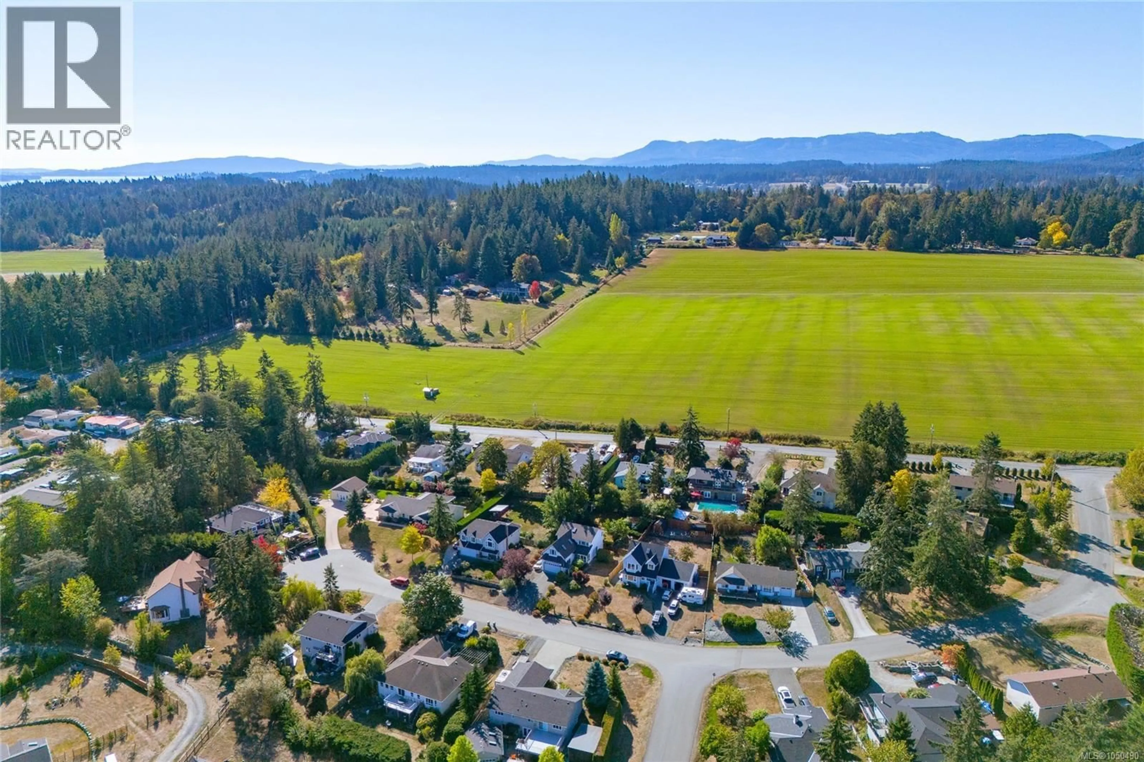 A pic from outside/outdoor area/front of a property/back of a property/a pic from drone, mountain view for 4525 LAMBOURN DRIVE, Cowichan Bay British Columbia V0R1N2