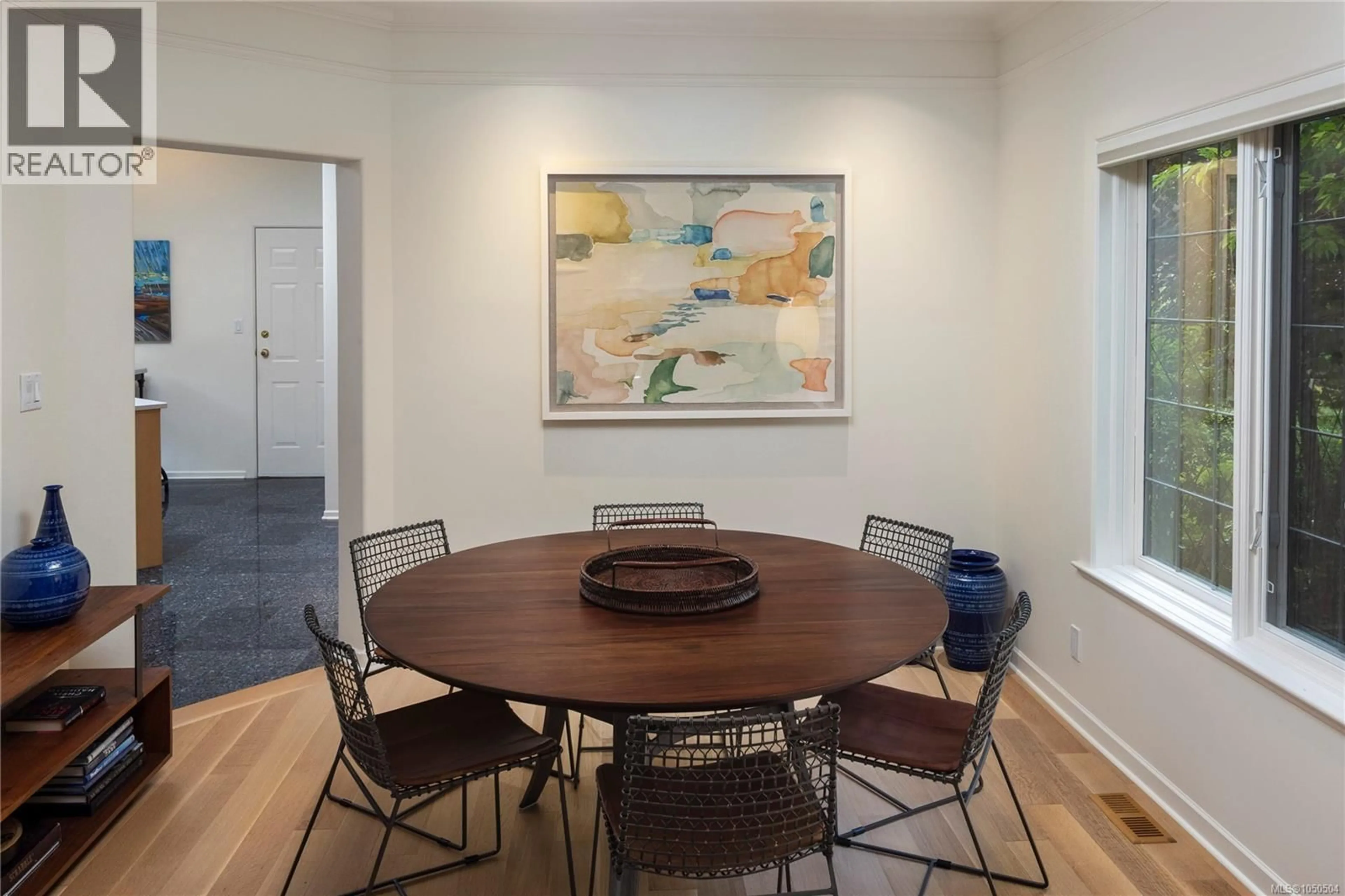 Dining room, wood/laminate floor for 8 - 1880 CHANDLER AVENUE, Victoria British Columbia V8S1N8