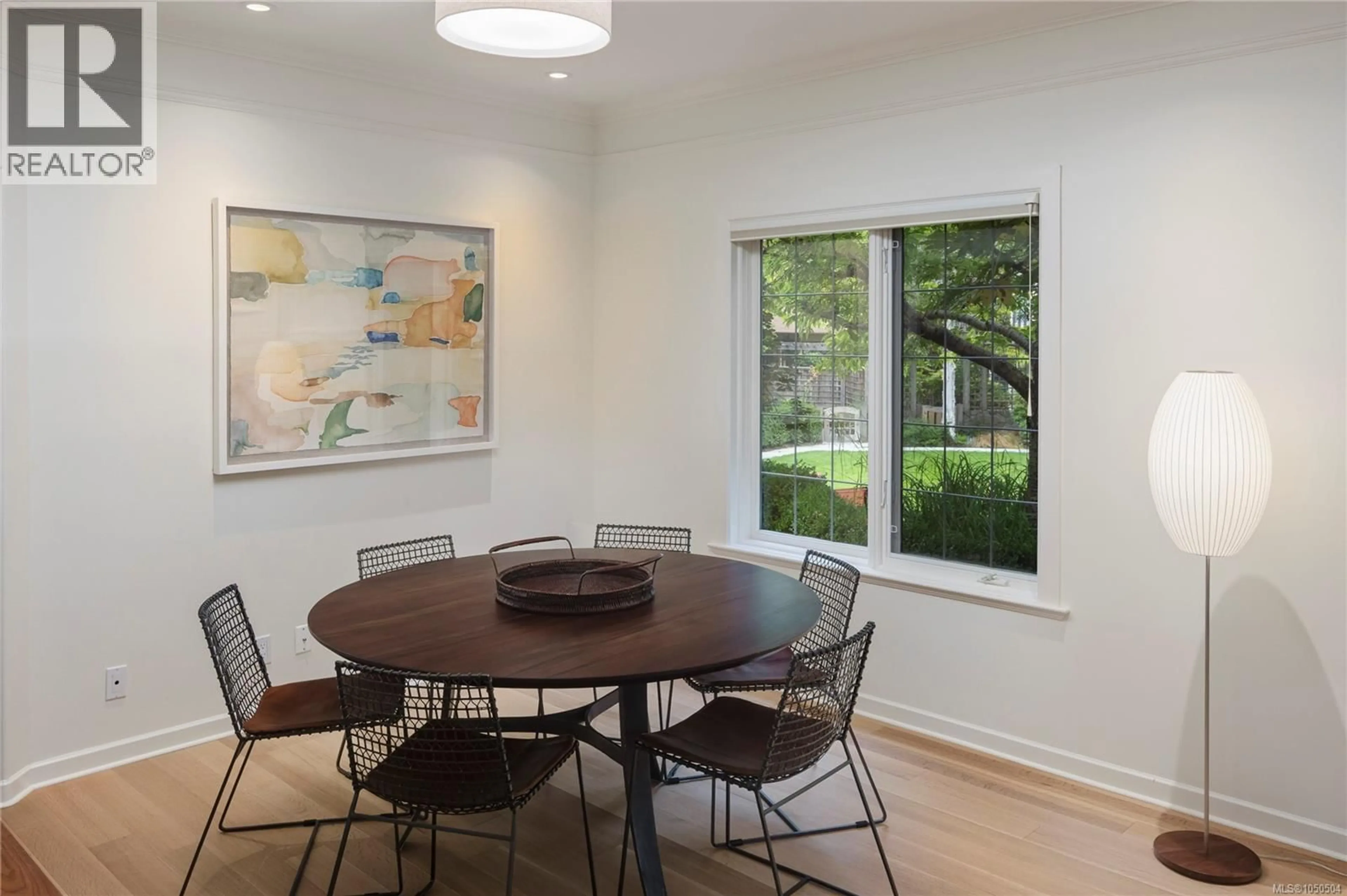 Dining room, wood/laminate floor for 8 - 1880 CHANDLER AVENUE, Victoria British Columbia V8S1N8
