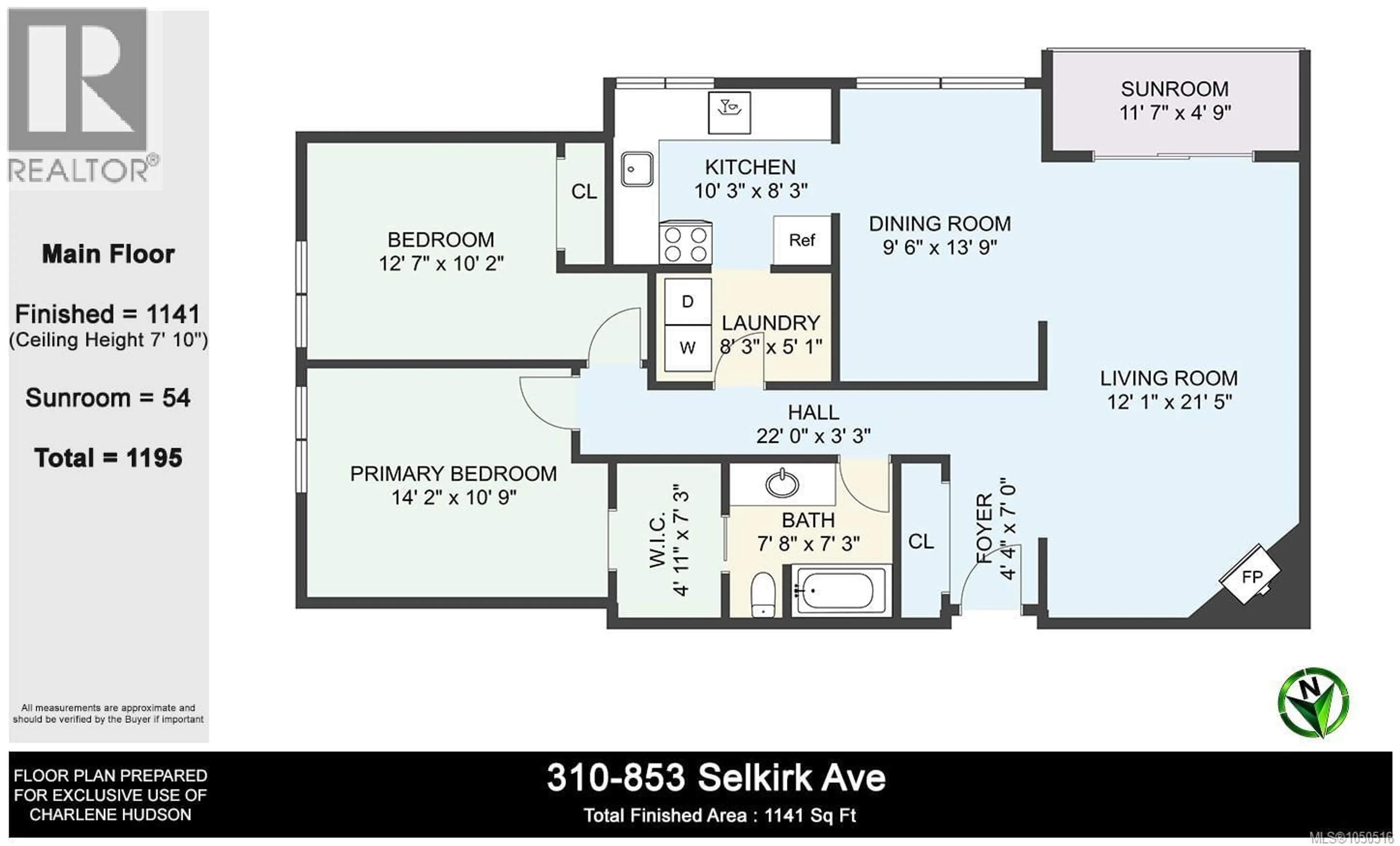 Floor plan for 310 - 853 SELKIRK AVENUE, Esquimalt British Columbia V9A2T7