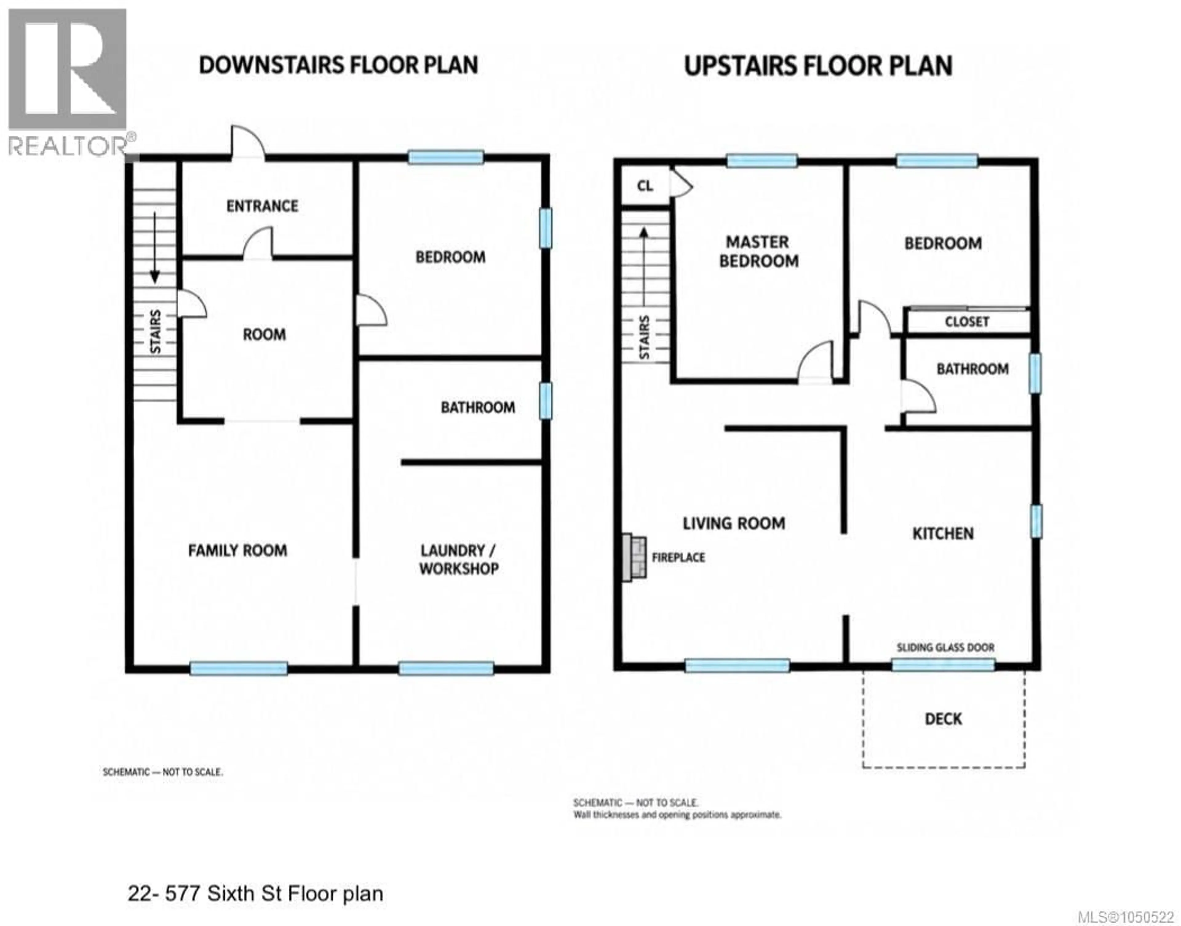 Floor plan for 22 - 577 SIXTH STREET, Nanaimo British Columbia V9R5W6