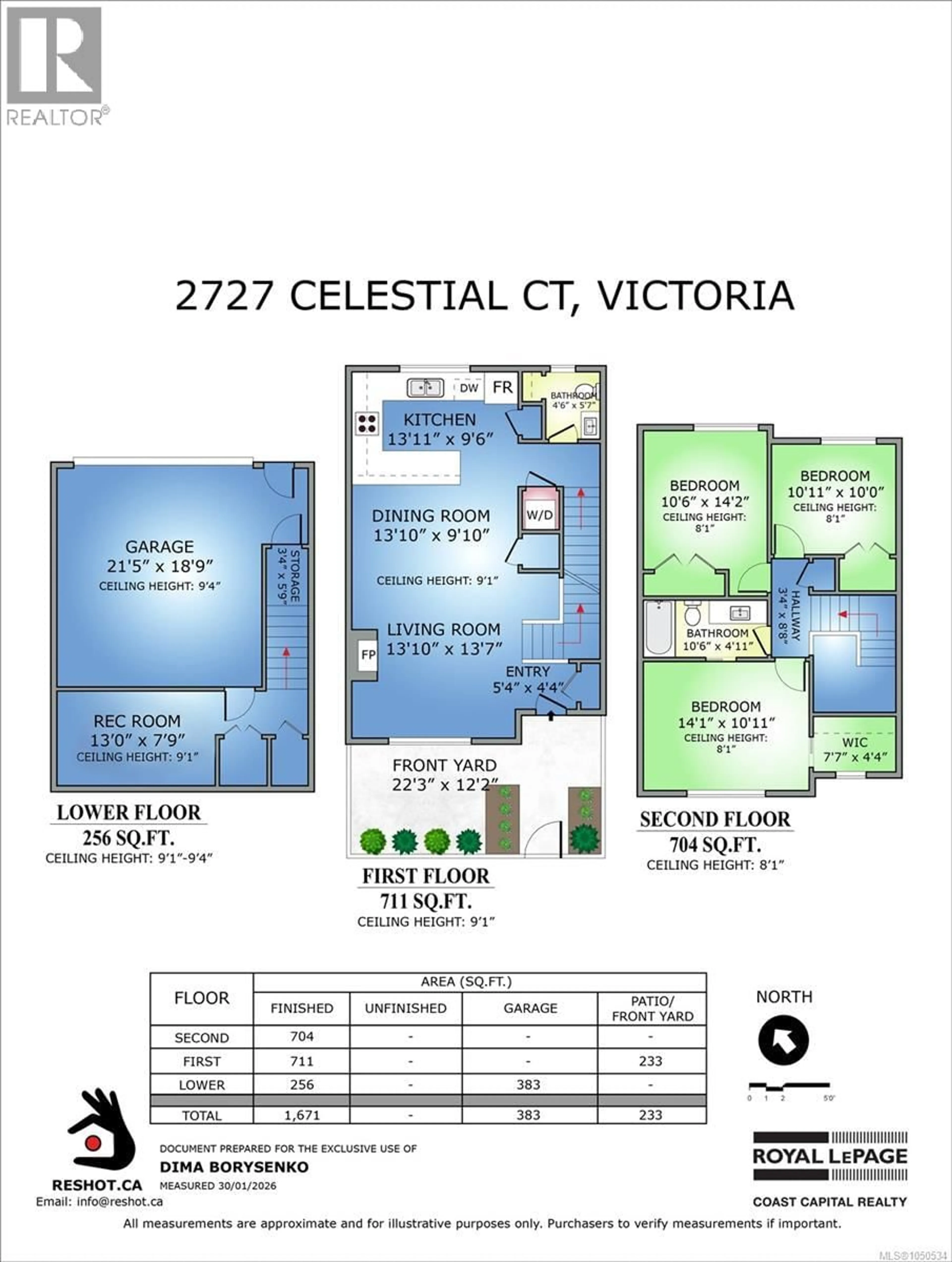 Floor plan for 2727 CELESTIAL COURT, Langford British Columbia V9B3R6