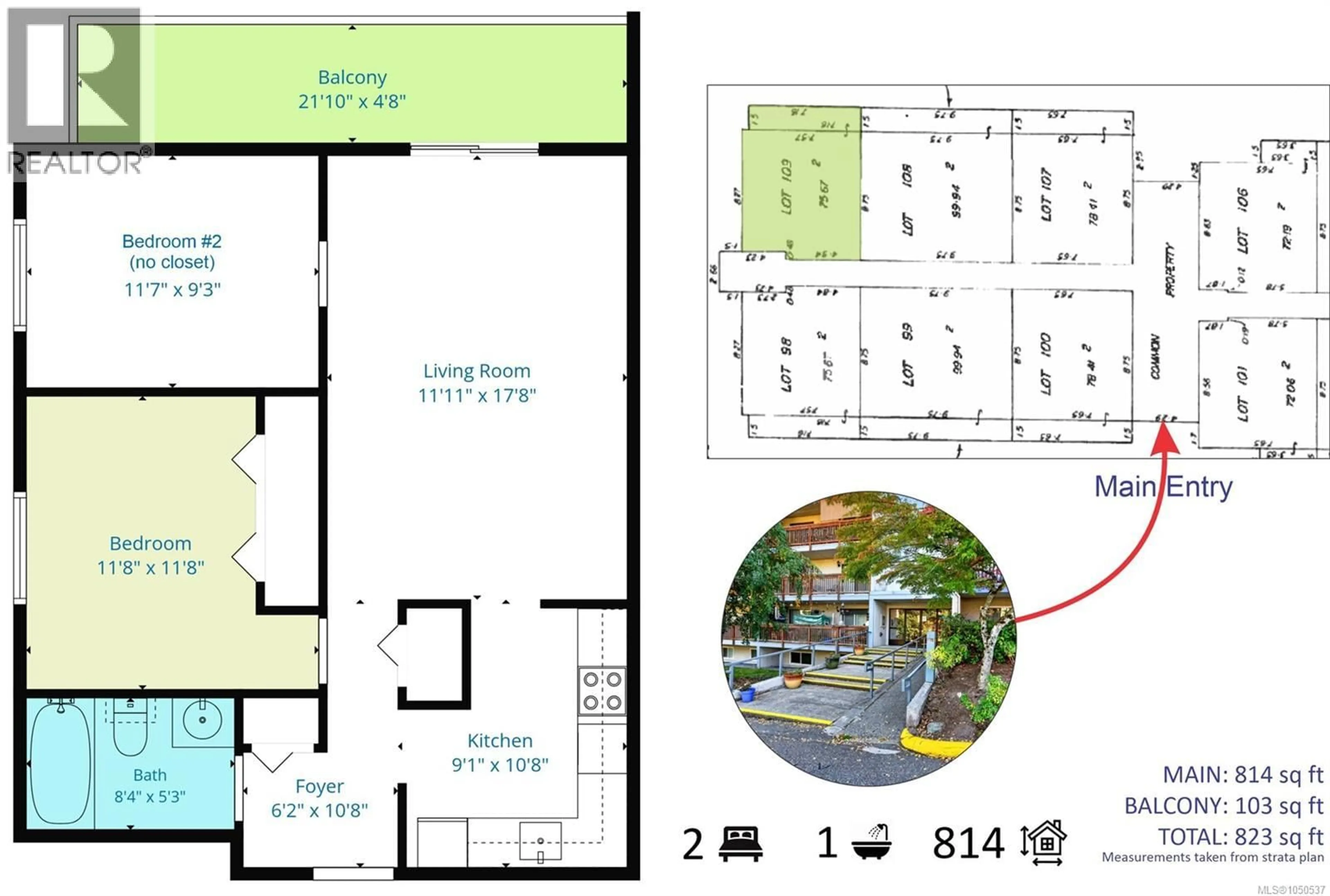 Floor plan for 209 - 4728 UPLANDS DRIVE, Nanaimo British Columbia V9T5V1