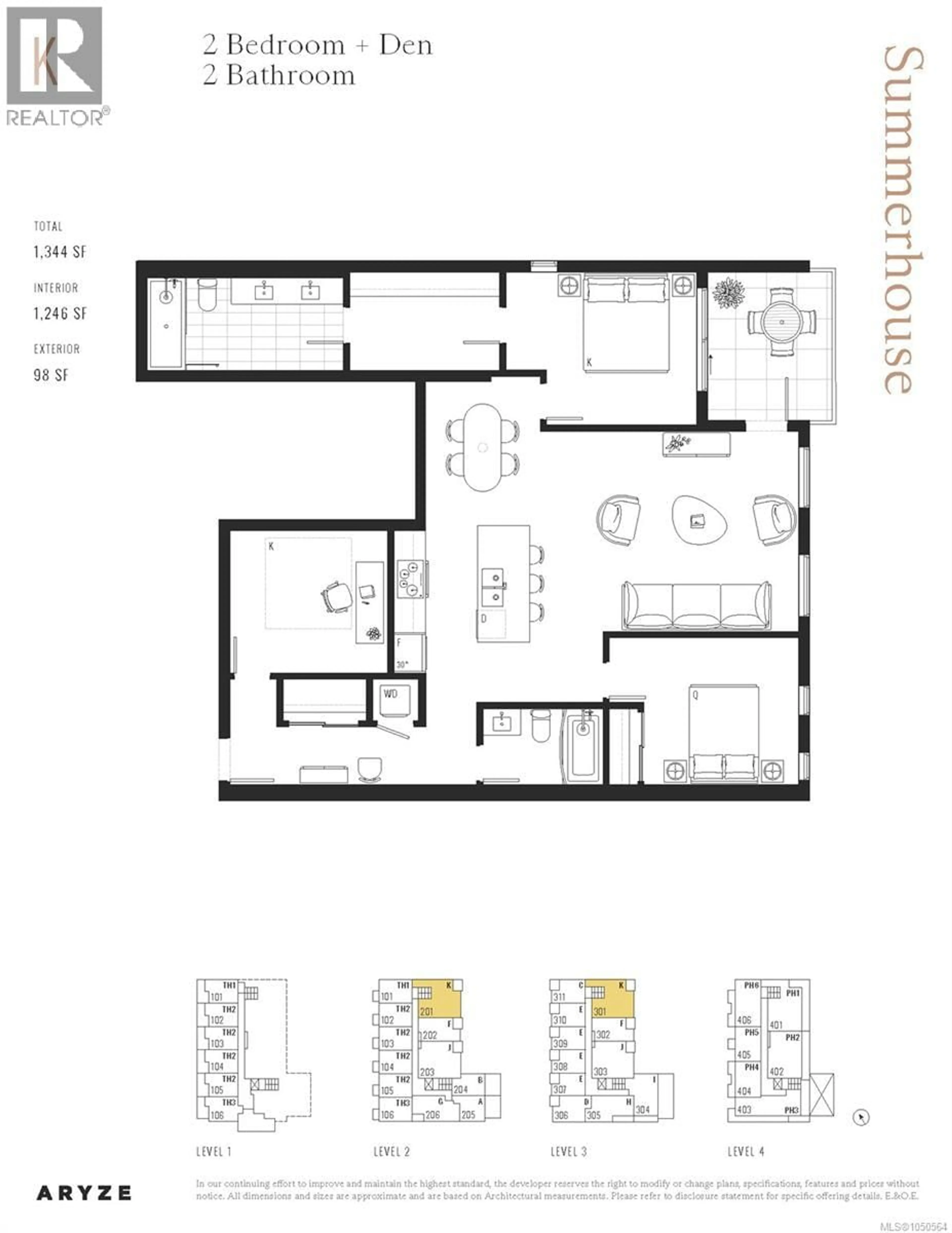 Floor plan for 201 - 335 BEECHWOOD AVENUE, Victoria British Columbia V8S3W8