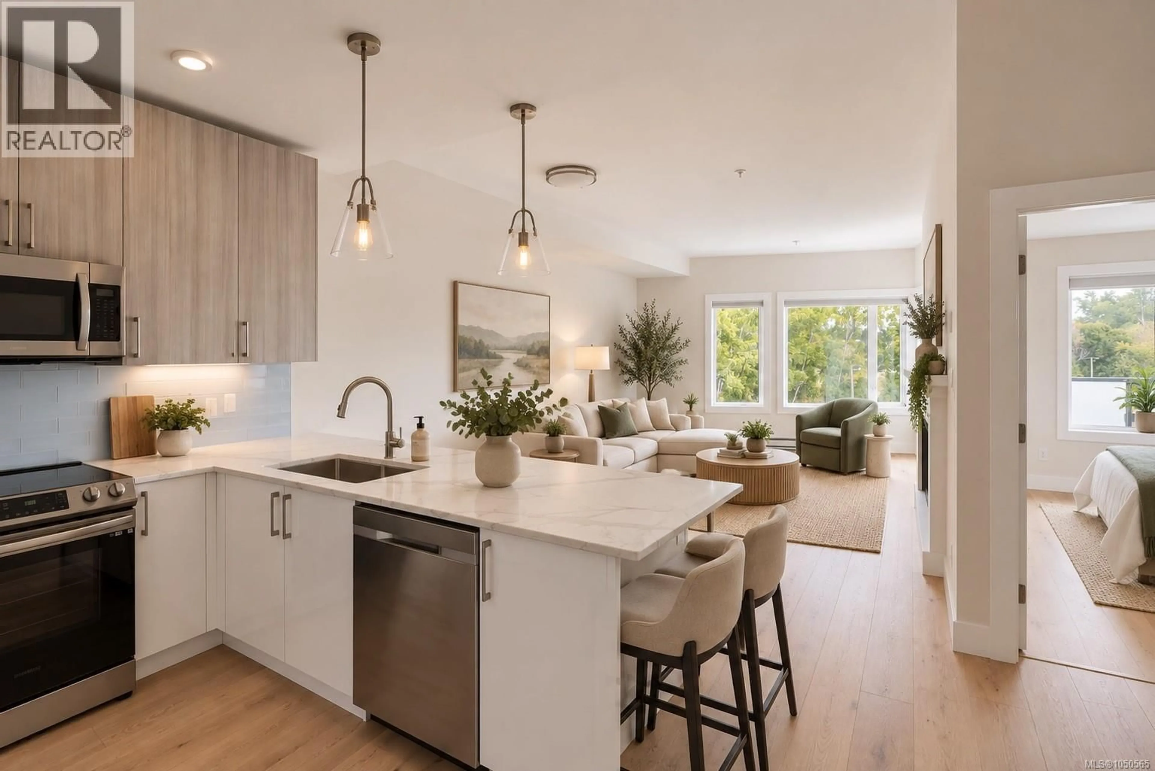 Open concept kitchen, unknown for 306 - 7098 WALLACE DRIVE, Central Saanich British Columbia V8M1G9