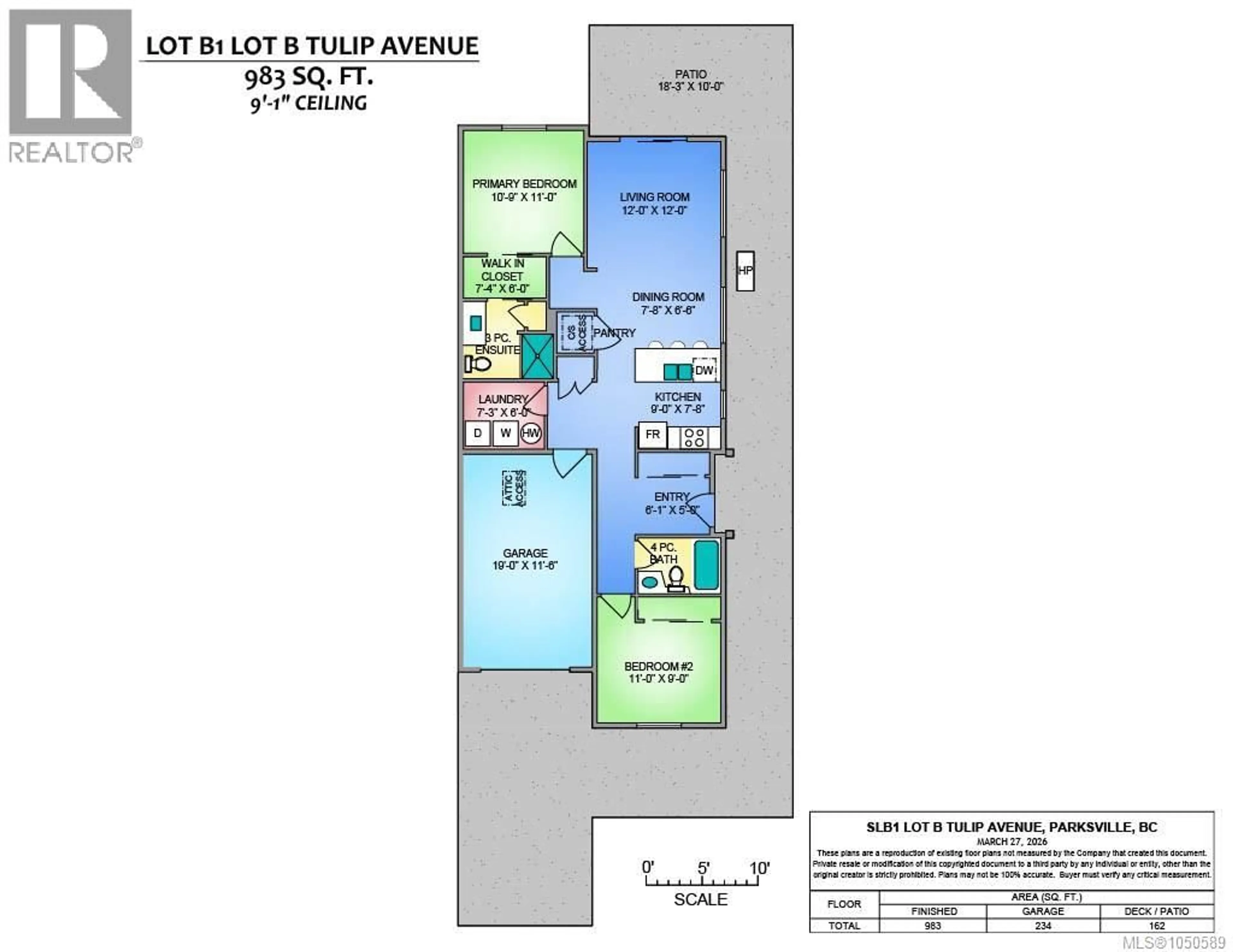 Floor plan for 569 TULIP AVENUE, Parksville British Columbia V9P1T7