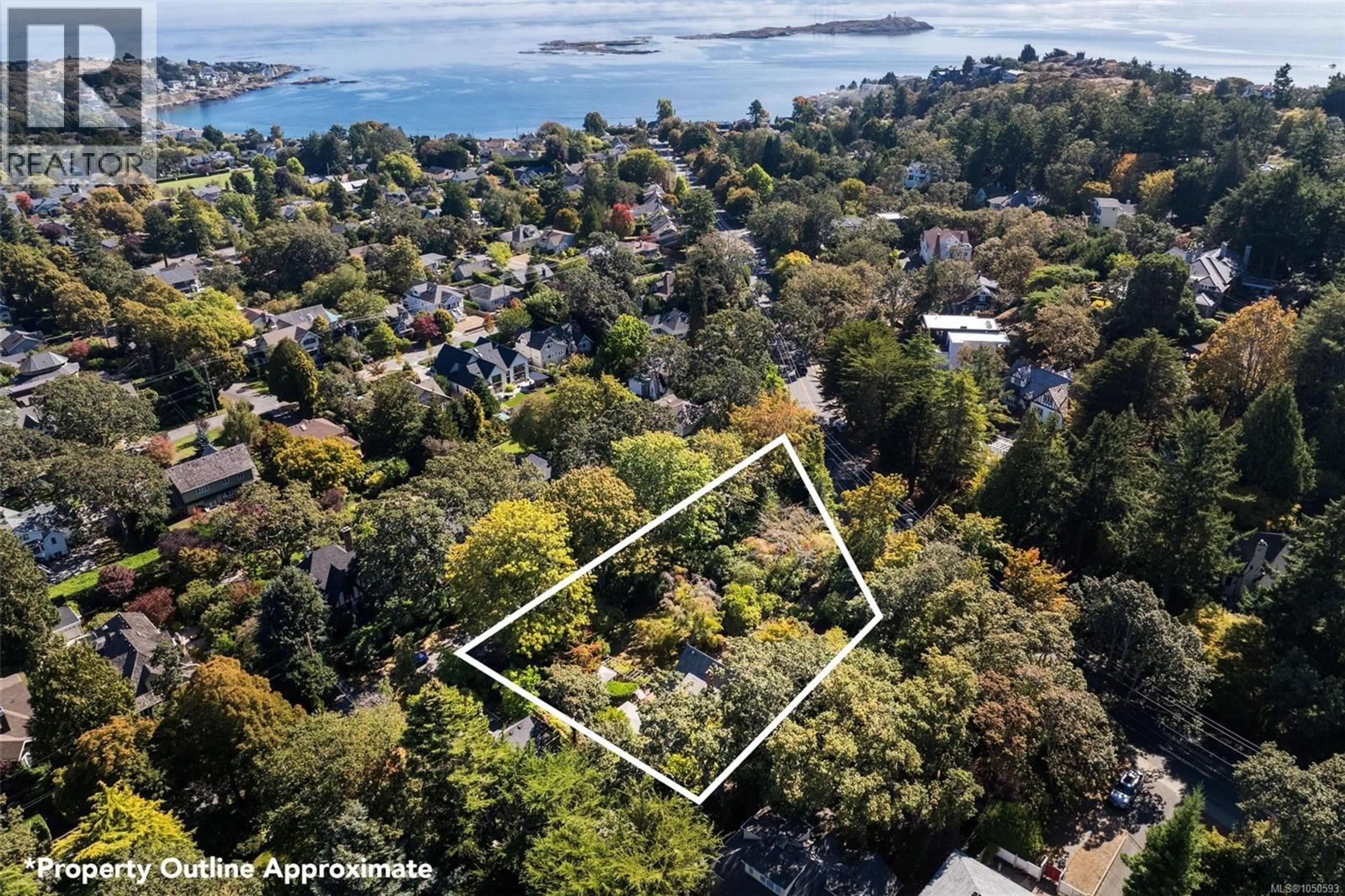 A pic from outside/outdoor area/front of a property/back of a property/a pic from drone, water/lake/river/ocean view for 30 BEACH DRIVE, Oak Bay British Columbia V8S2L2